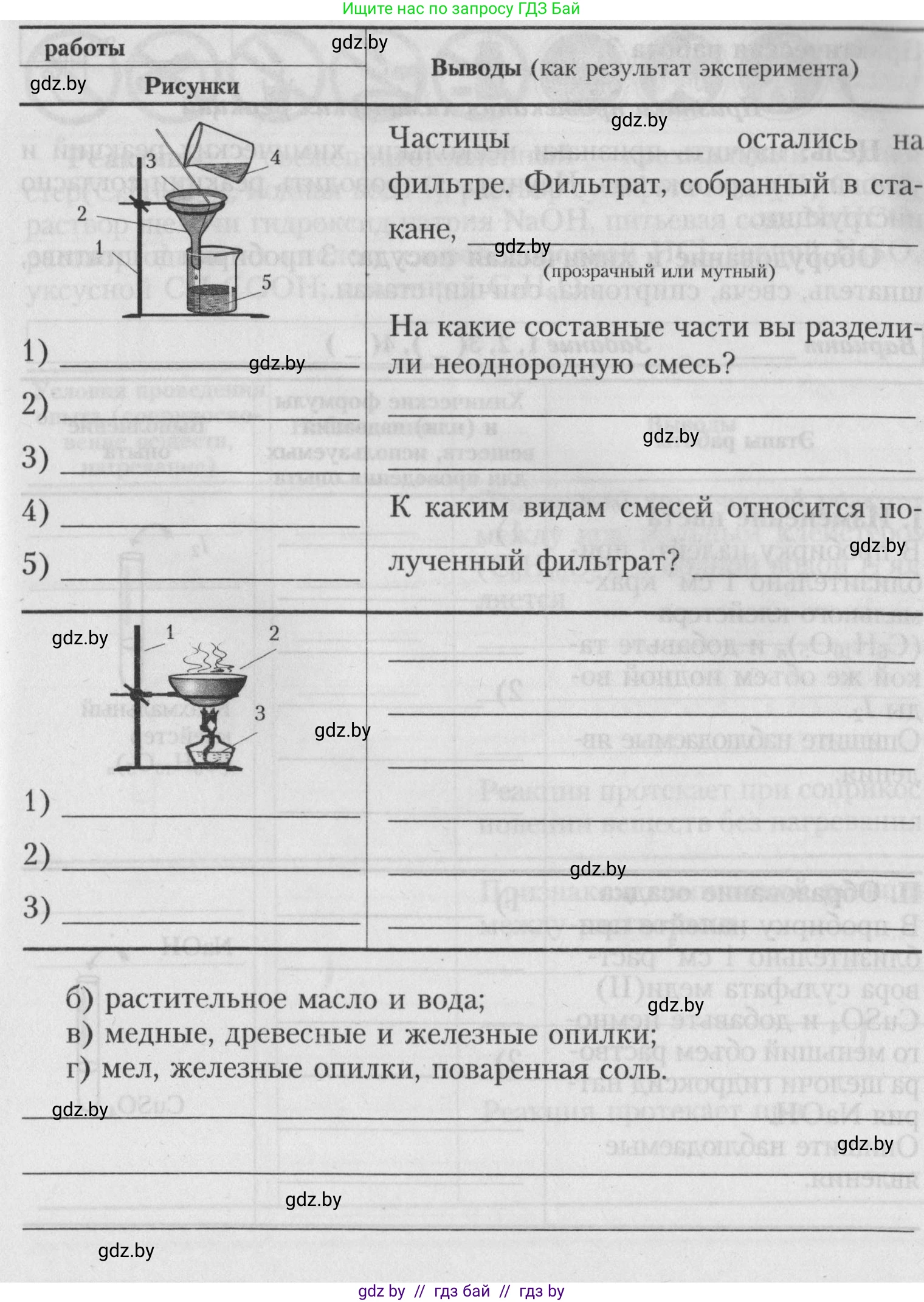 Химия, 7 класс Тетрадь для практических работ, автор: Борушко Ирина Ивановна, издательство Сэр-Вит, Минск, 2022, розового цвета, Часть 1, страница 10, Условие (продолжение 5)