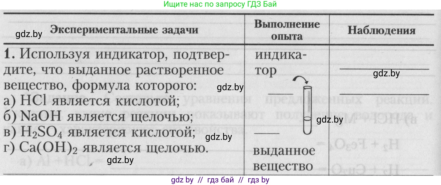 Химия, 7 класс Тетрадь для практических работ, автор: Борушко Ирина Ивановна, издательство Сэр-Вит, Минск, 2022, розового цвета, Часть 1, страница 30, номер 1, Условие