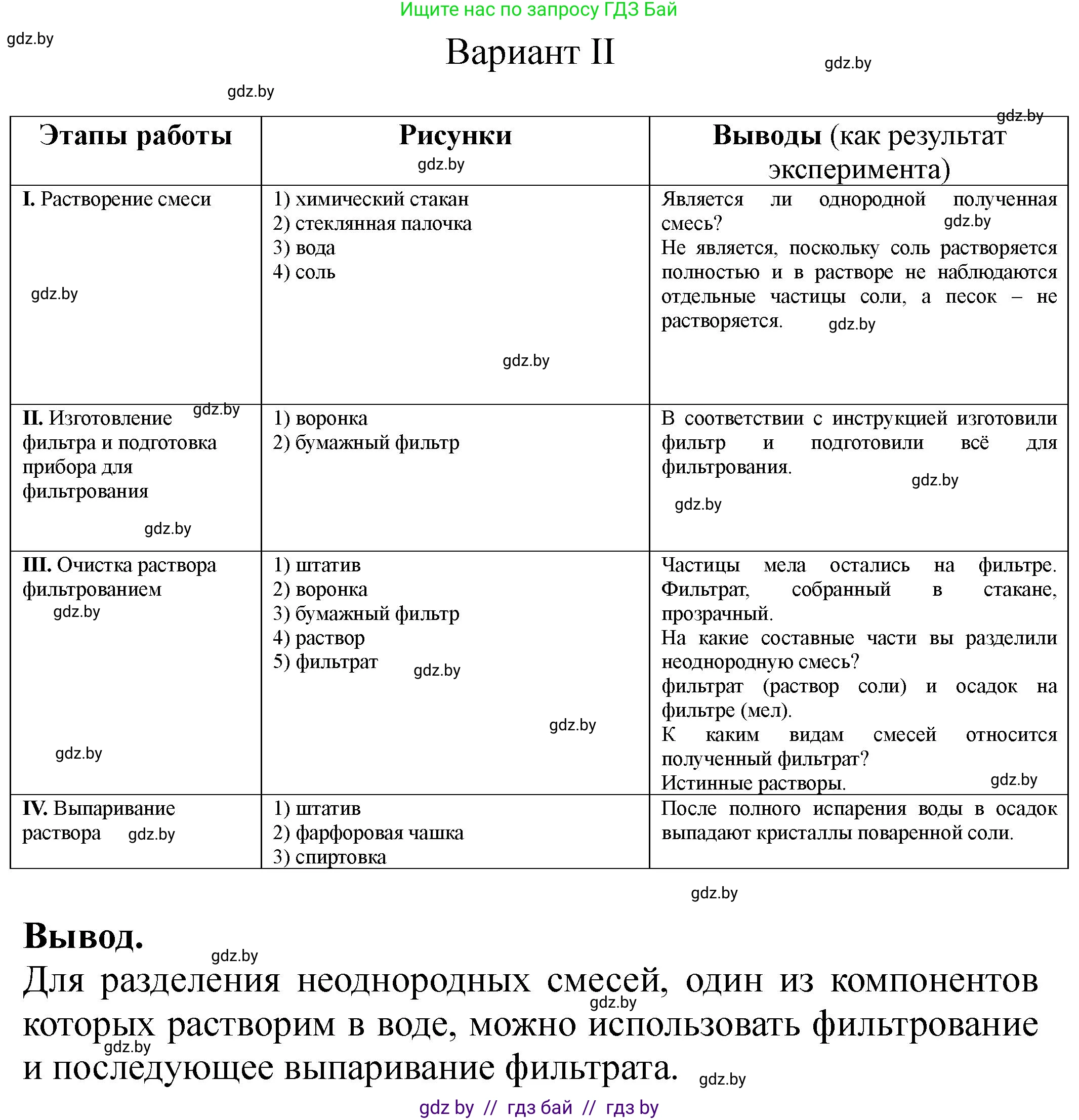 Химия, 7 класс Тетрадь для практических работ, автор: Борушко Ирина Ивановна, издательство Сэр-Вит, Минск, 2022, розового цвета, Часть 1, страница 10, Решение