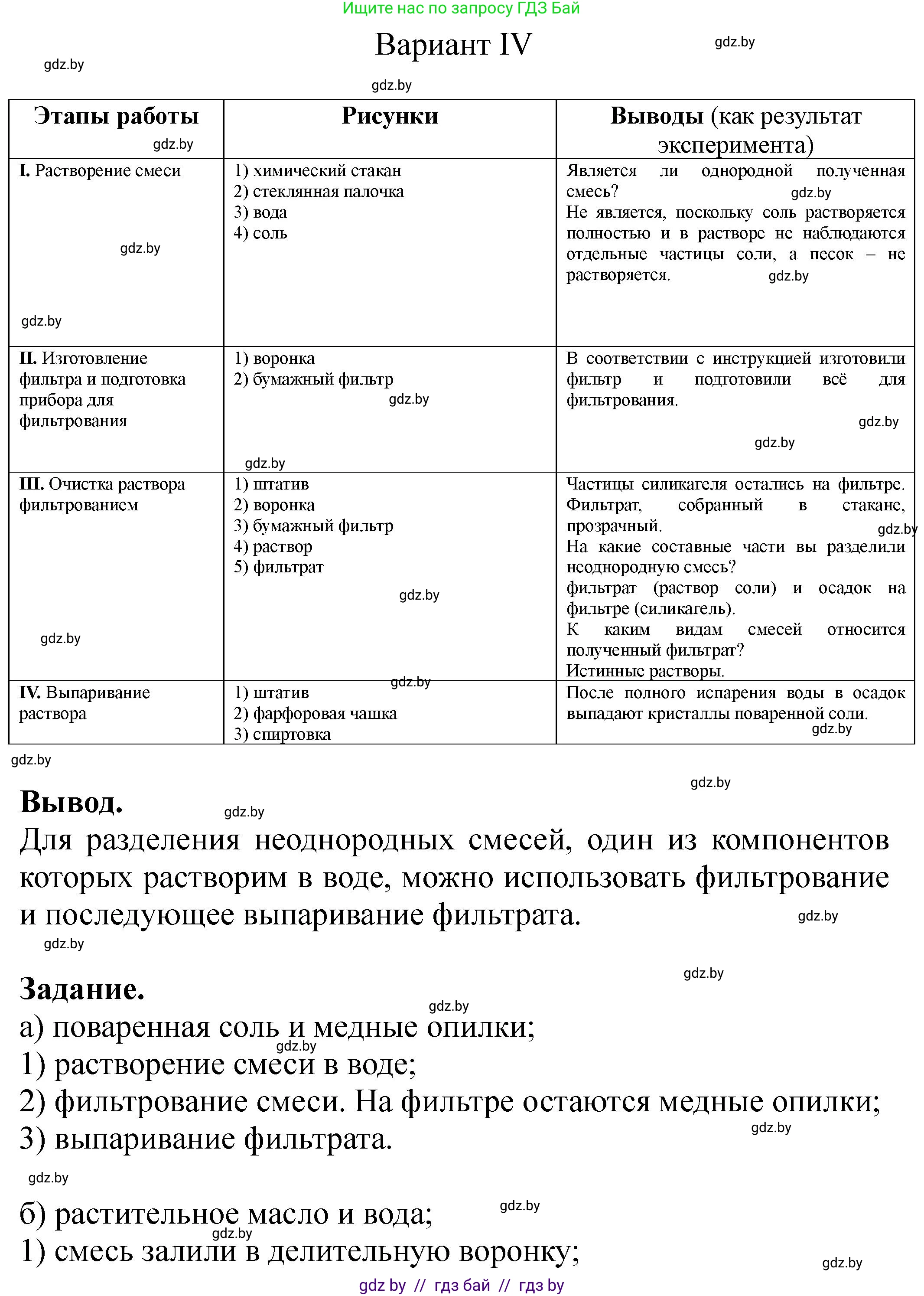Химия, 7 класс Тетрадь для практических работ, автор: Борушко Ирина Ивановна, издательство Сэр-Вит, Минск, 2022, розового цвета, Часть 1, страница 12, Решение
