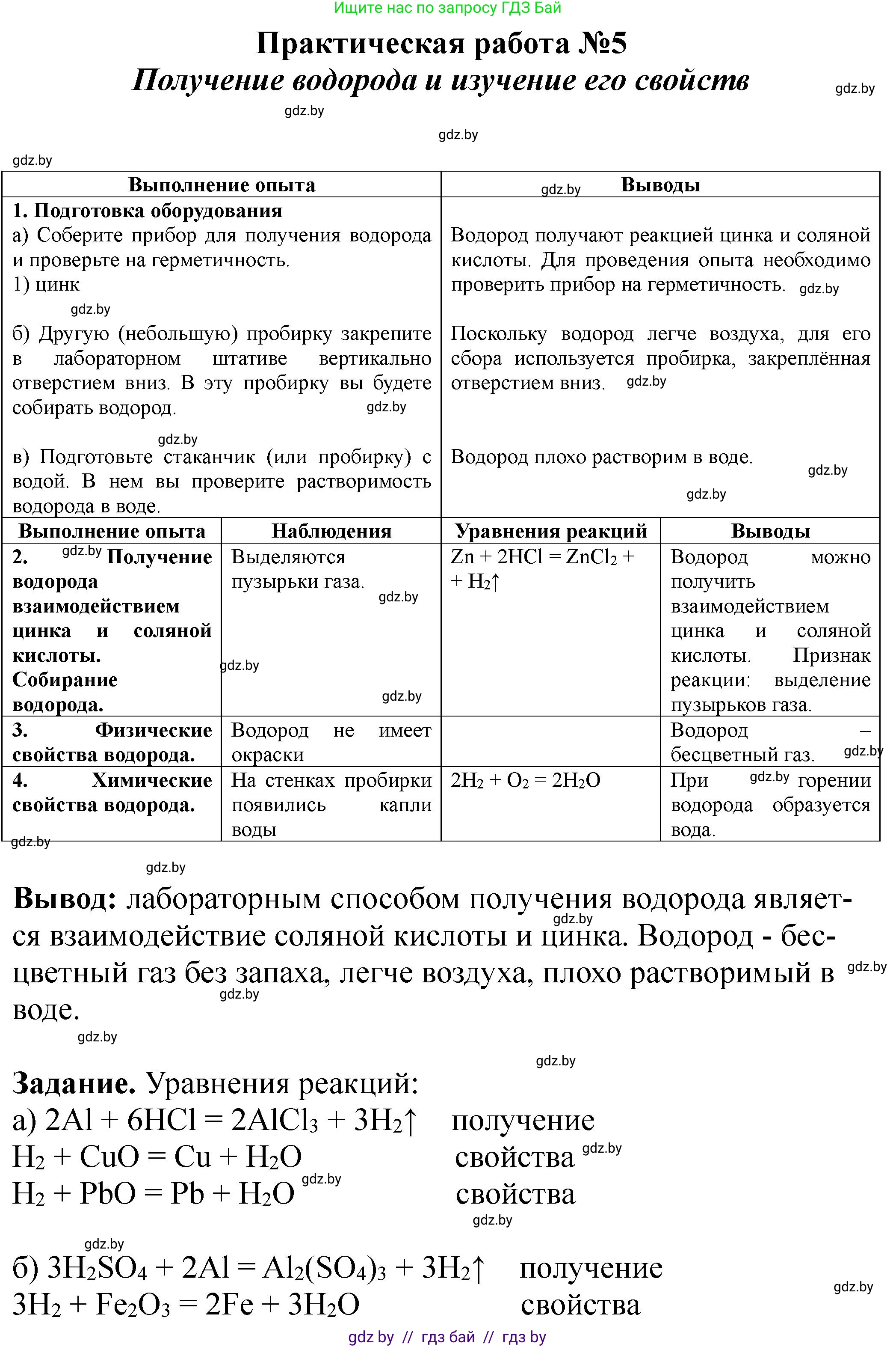 Химия, 7 класс Тетрадь для практических работ, автор: Борушко Ирина Ивановна, издательство Сэр-Вит, Минск, 2022, розового цвета, Часть 1, страница 24, Решение