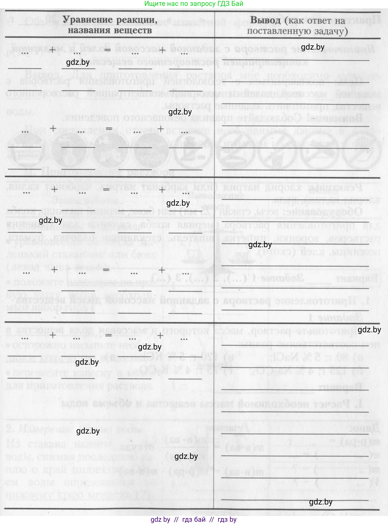 Химия, 8 класс Тетрадь для практических работ, автор: Борушко Ирина Ивановна, издательство Сэр-Вит, Минск, 2022, розового цвета, Часть 1, страница 14, Условие (продолжение 4)