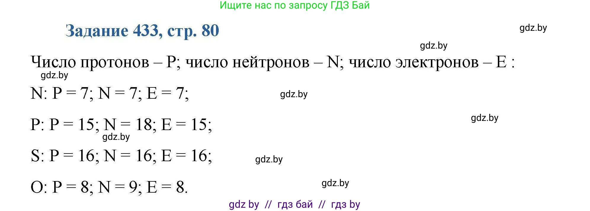 Химия, 8 класс Сборник задач, авторы: Хвалюк Виктор Николаевич, Резяпкин Виктор Ильич, издательство Адукацыя i выхаванне, Минск, 2019, голубого цвета, страница 80, номер 433, Решение