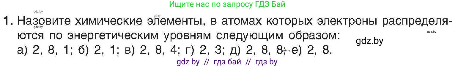 Химия, 8 класс Учебник, авторы: Шиманович Игорь Евгеньевич, Красицкий Василий Анатольевич, Сечко Ольга Ивановна, Хвалюк Виктор Николаевич, издательство Адукацыя i выхаванне, Минск, 2024, страница 162, номер 1, Условие