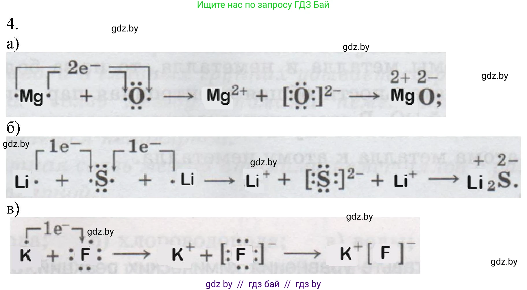 Химия, 8 класс Учебник, авторы: Шиманович Игорь Евгеньевич, Красицкий Василий Анатольевич, Сечко Ольга Ивановна, Хвалюк Виктор Николаевич, издательство Адукацыя i выхаванне, Минск, 2024, страница 188, номер 4, Решение
