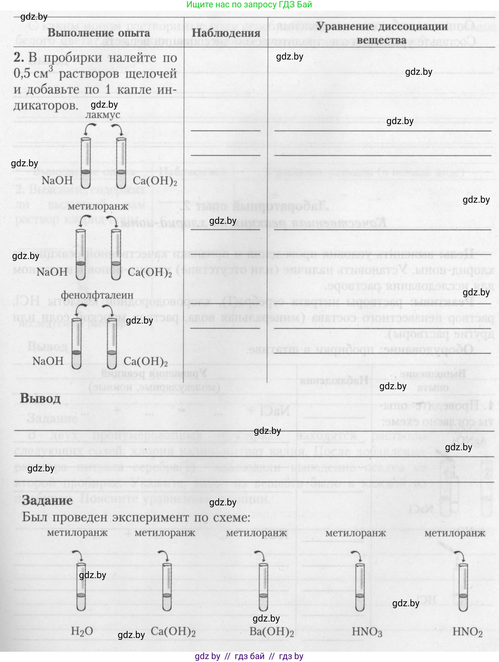 Химия, 9 класс Тетрадь для практических работ, автор: Борушко Ирина Ивановна, издательство Сэр-Вит, Минск, 2022, бирюзового цвета, Часть 2, страница 4, Условие (продолжение 2)