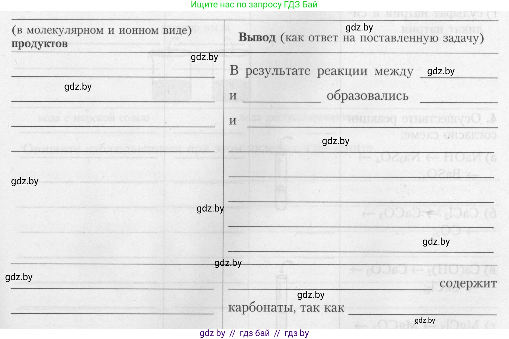 Химия, 9 класс Тетрадь для практических работ, автор: Борушко Ирина Ивановна, издательство Сэр-Вит, Минск, 2022, бирюзового цвета, Часть 1, страница 17, Условие (продолжение 4)