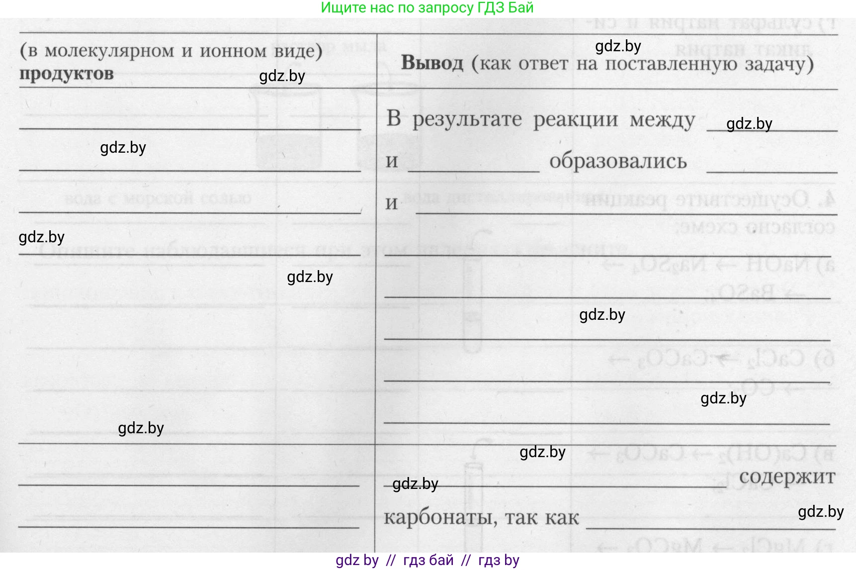 Химия, 9 класс Тетрадь для практических работ, автор: Борушко Ирина Ивановна, издательство Сэр-Вит, Минск, 2022, бирюзового цвета, Часть 1, страница 17, Условие (продолжение 4)