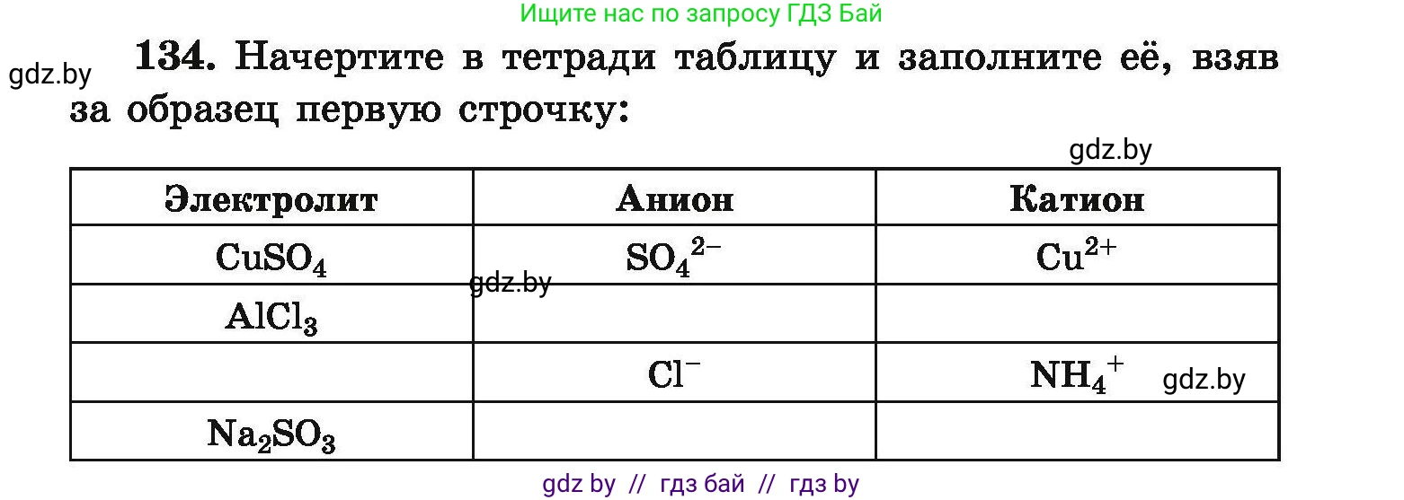 Химия, 9 класс Сборник задач, авторы: Хвалюк Виктор Николаевич, Резяпкин Виктор Ильич, издательство Адукацыя i выхаванне, Минск, 2020, салатового цвета, страница 35, номер 134, Условие