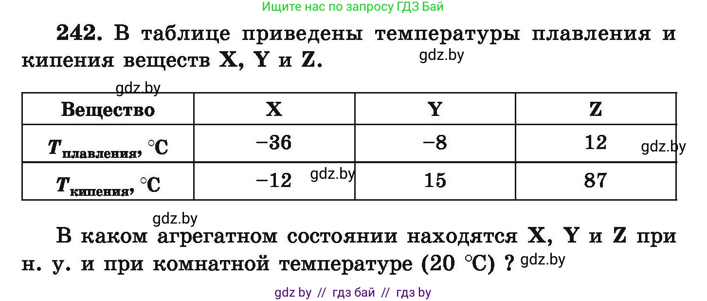 Химия, 9 класс Сборник задач, авторы: Хвалюк Виктор Николаевич, Резяпкин Виктор Ильич, издательство Адукацыя i выхаванне, Минск, 2020, салатового цвета, страница 55, номер 242, Условие