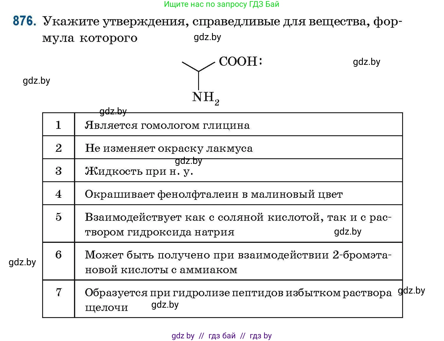 Химия, 10 класс Сборник задач, авторы: Матулис Вадим Эдвардович, Матулис Виталий Эдвардович, Колевич Татьяна Александровна, издательство Национальный институт образования, Минск, 2021, страница 207, номер 876, Условие