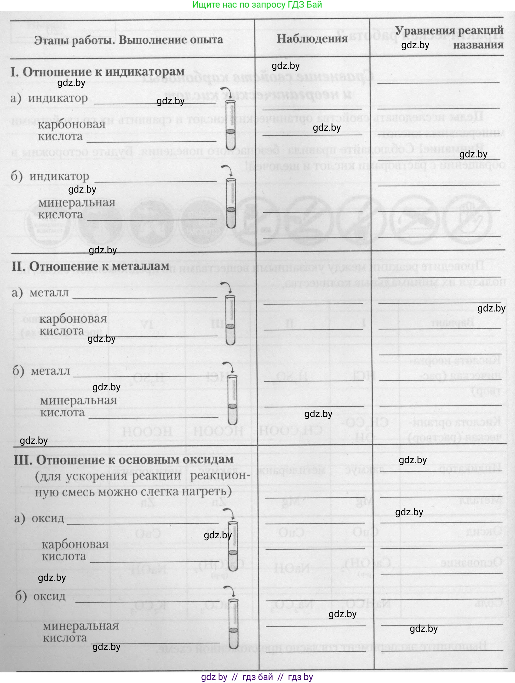 Химия, 10 класс Тетрадь для практических работ, автор: Борушко Ирина Ивановна, издательство Сэр-Вит, Минск, 2021, розового цвета, Часть 1, страница 11, номер 3, Условие (продолжение 2)