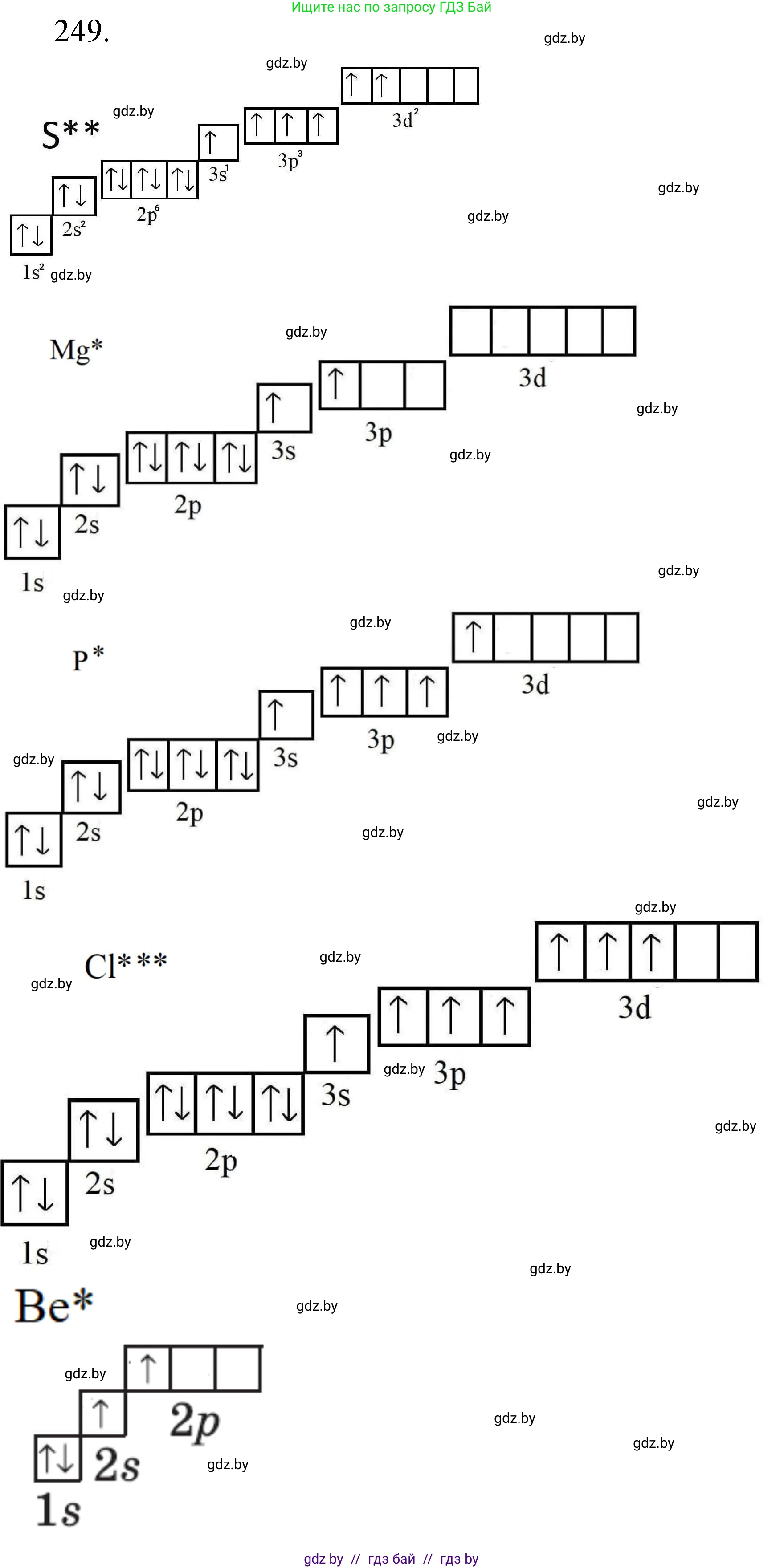 Химия, 11 класс Сборник задач, авторы: Хвалюк Виктор Николаевич, Резяпкин Виктор Ильич, издательство Адукацыя i выхаванне, Минск, 2023, зелёного цвета, страница 43, номер 249, Решение
