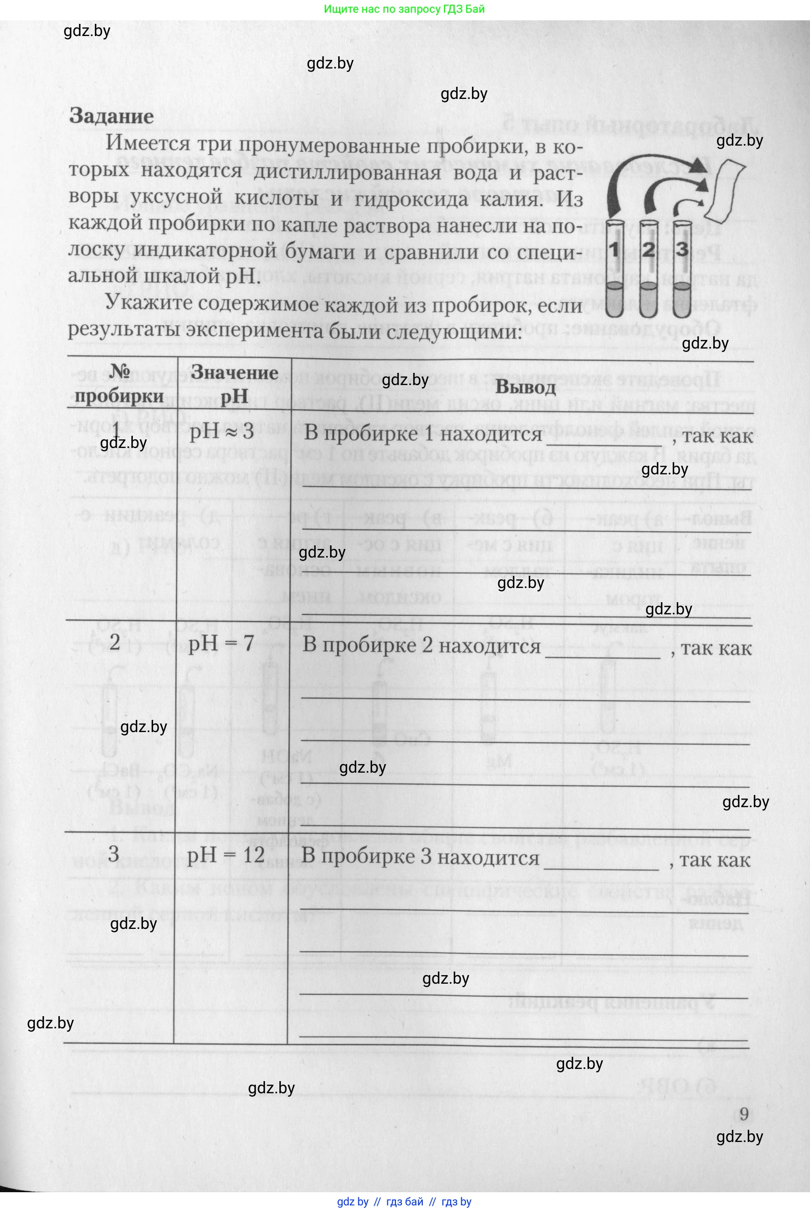 Химия, 11 класс Тетрадь для практических работ, автор: Борушко Ирина Ивановна, издательство Сэр-Вит, Минск, 2022, оранжевого цвета, страница 9