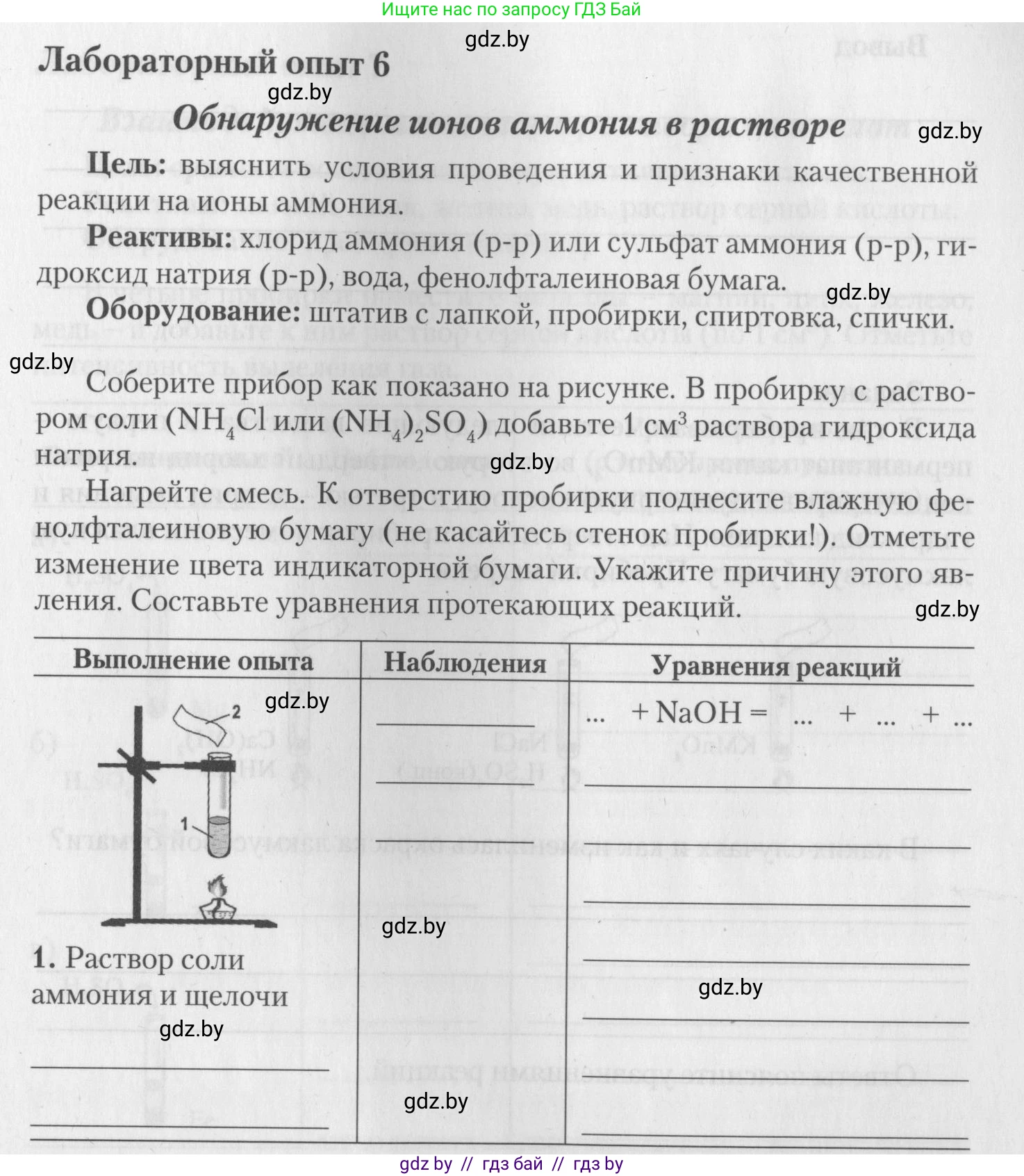Химия, 11 класс Тетрадь для практических работ, автор: Борушко Ирина Ивановна, издательство Сэр-Вит, Минск, 2022, оранжевого цвета, Часть 2, страница 13, Условие