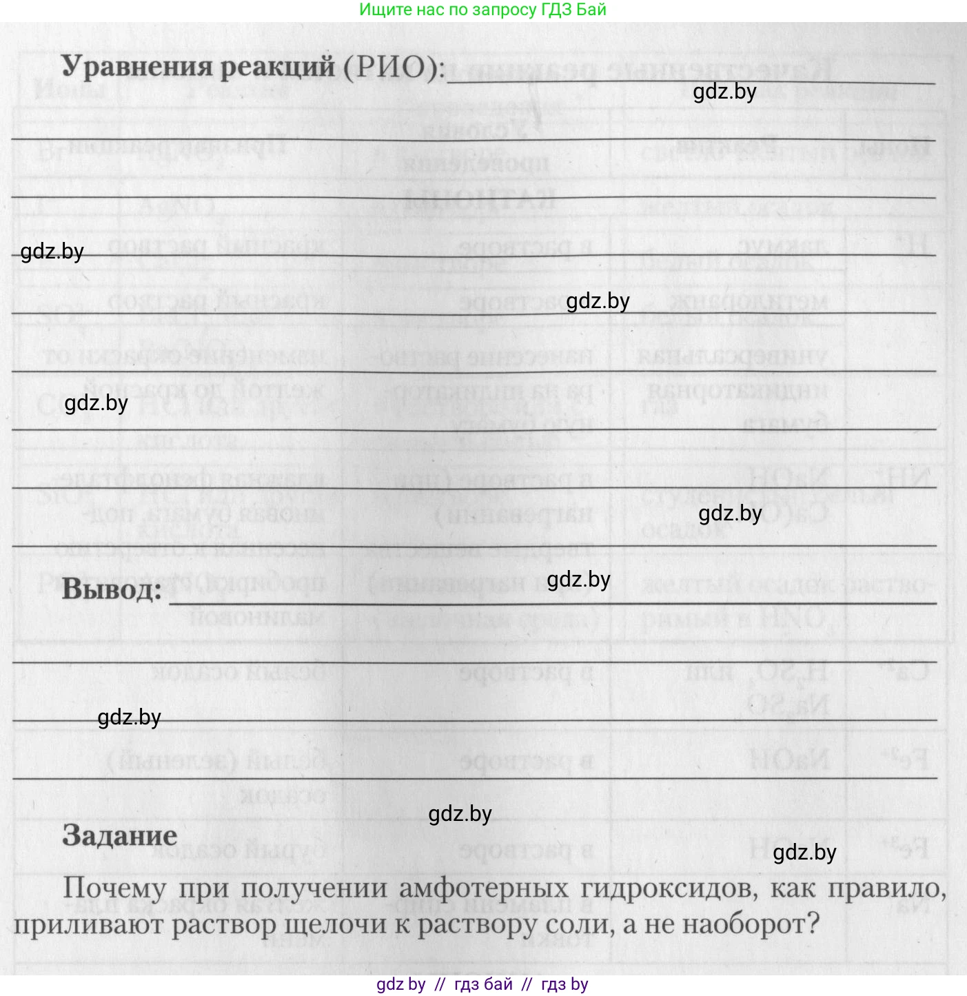 Химия, 11 класс Тетрадь для практических работ, автор: Борушко Ирина Ивановна, издательство Сэр-Вит, Минск, 2022, оранжевого цвета, Часть 2, страница 20, Условие (продолжение 2)
