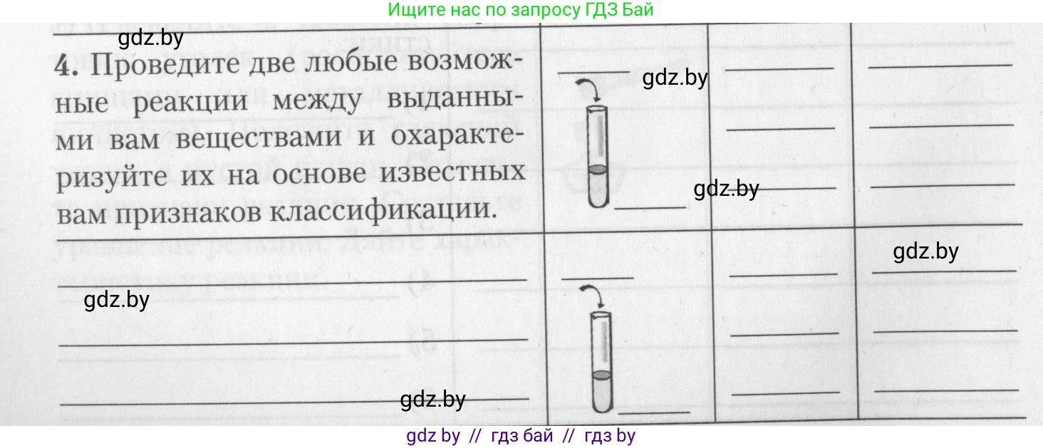 Химия, 11 класс Тетрадь для практических работ, автор: Борушко Ирина Ивановна, издательство Сэр-Вит, Минск, 2022, оранжевого цвета, Часть 1, страница 8, номер 4, Условие