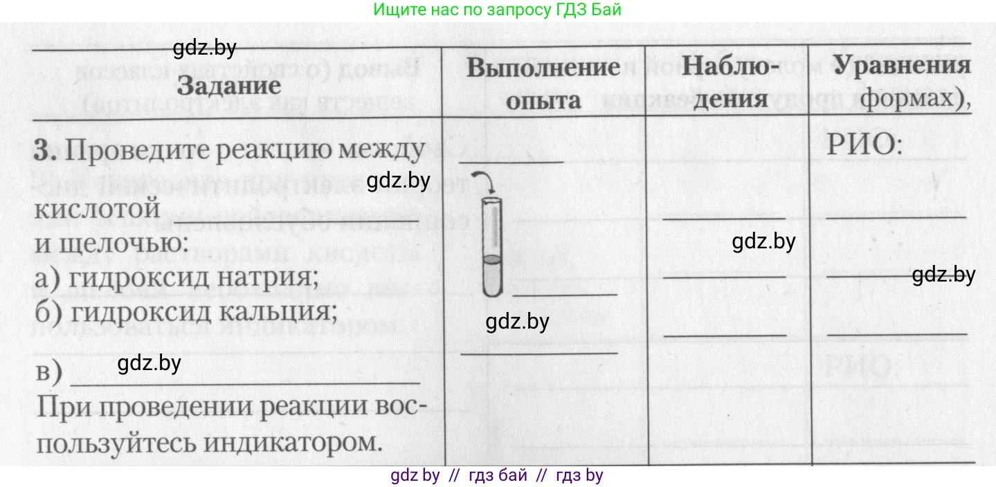 Химия, 11 класс Тетрадь для практических работ, автор: Борушко Ирина Ивановна, издательство Сэр-Вит, Минск, 2022, оранжевого цвета, Часть 1, страница 12, номер 2, Условие (продолжение 3)