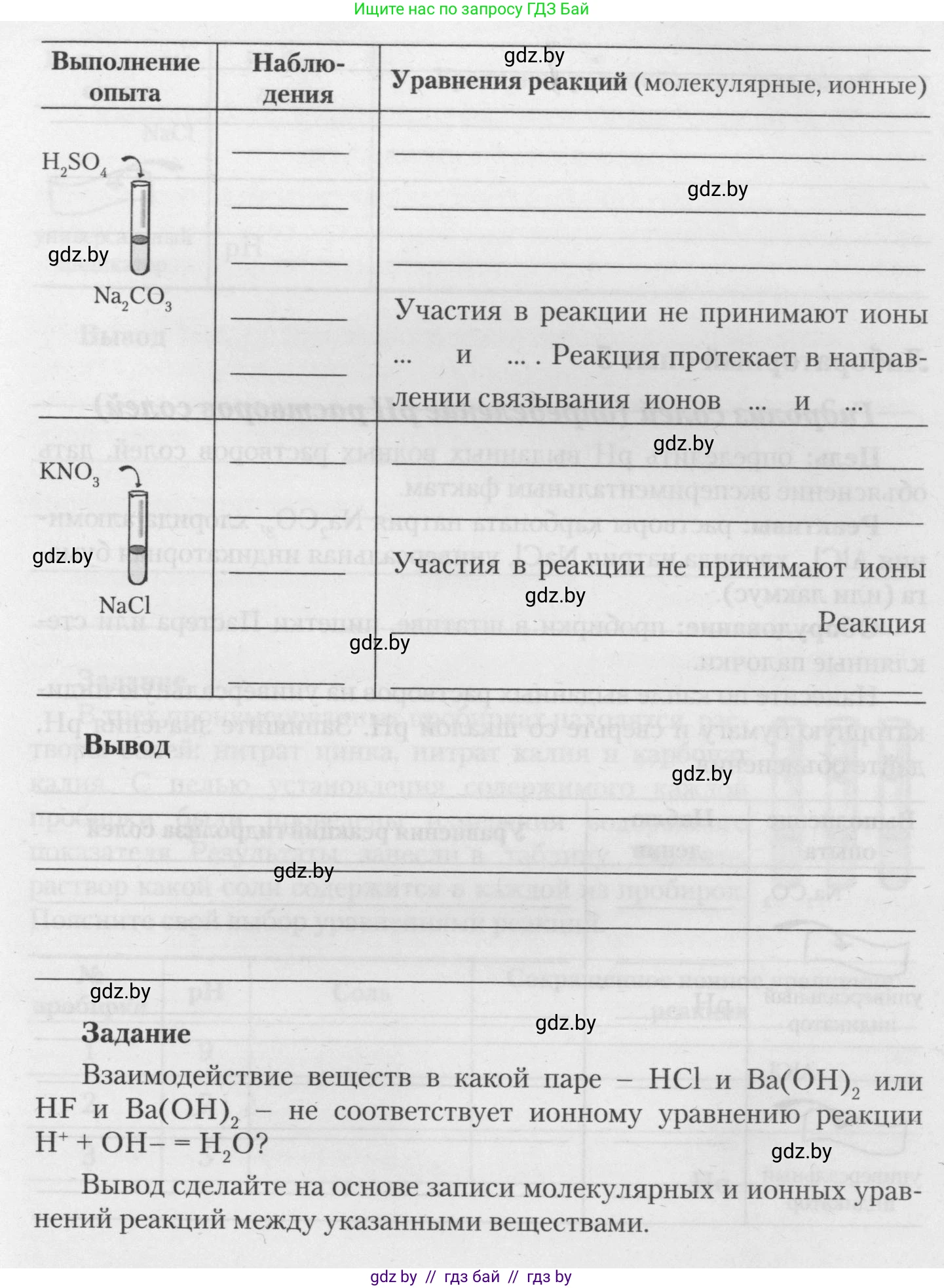 Химия, 11 класс Тетрадь для практических работ, автор: Борушко Ирина Ивановна, издательство Сэр-Вит, Минск, 2021, розового цвета, Часть 2, страница 8, Условия (продолжение 3)