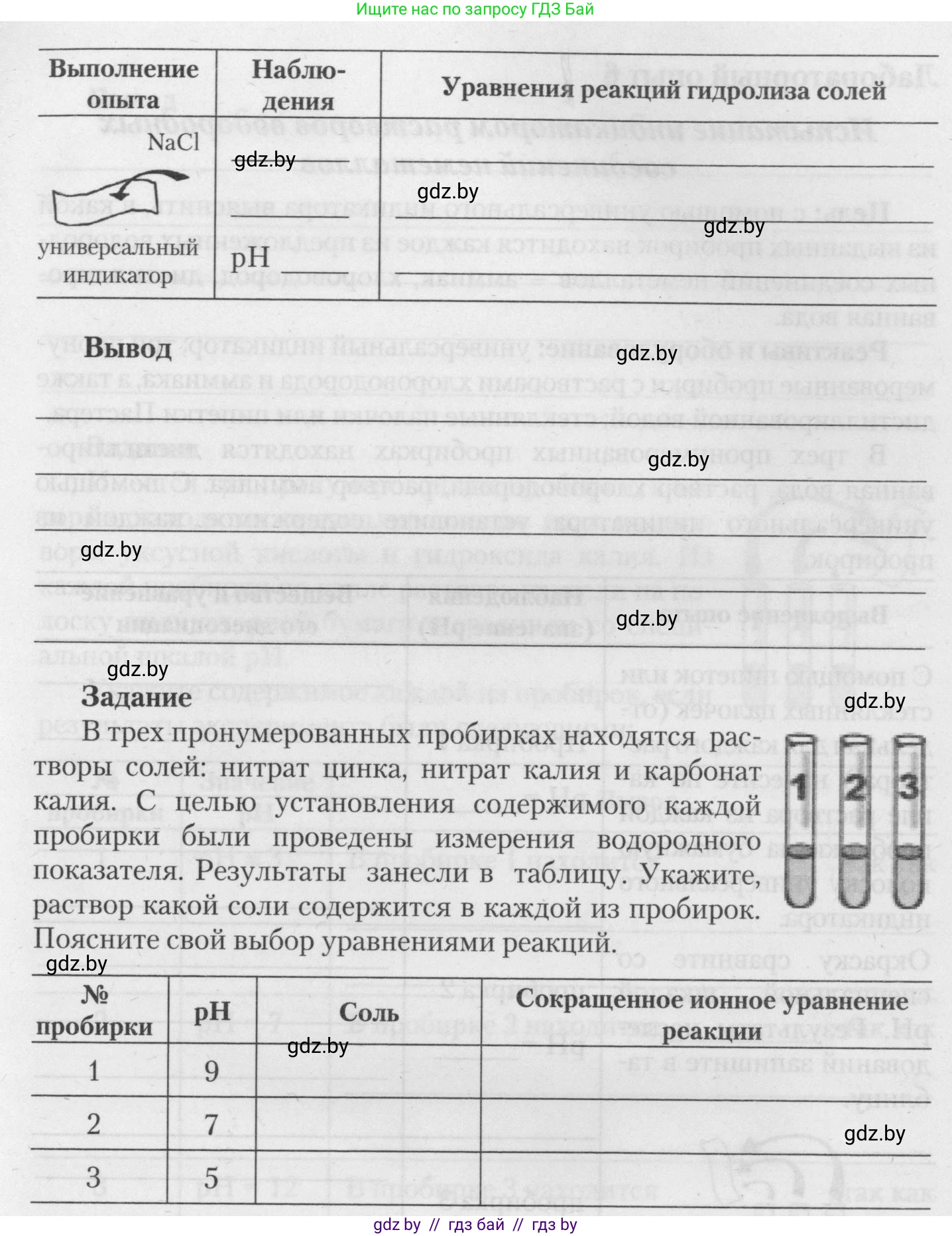 Химия, 11 класс Тетрадь для практических работ, автор: Борушко Ирина Ивановна, издательство Сэр-Вит, Минск, 2021, розового цвета, Часть 2, страница 10, Условия (продолжение 2)
