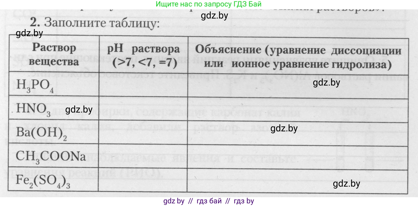 Химия, 11 класс Тетрадь для практических работ, автор: Борушко Ирина Ивановна, издательство Сэр-Вит, Минск, 2021, розового цвета, Часть 2, страница 37, номер 2, Условия