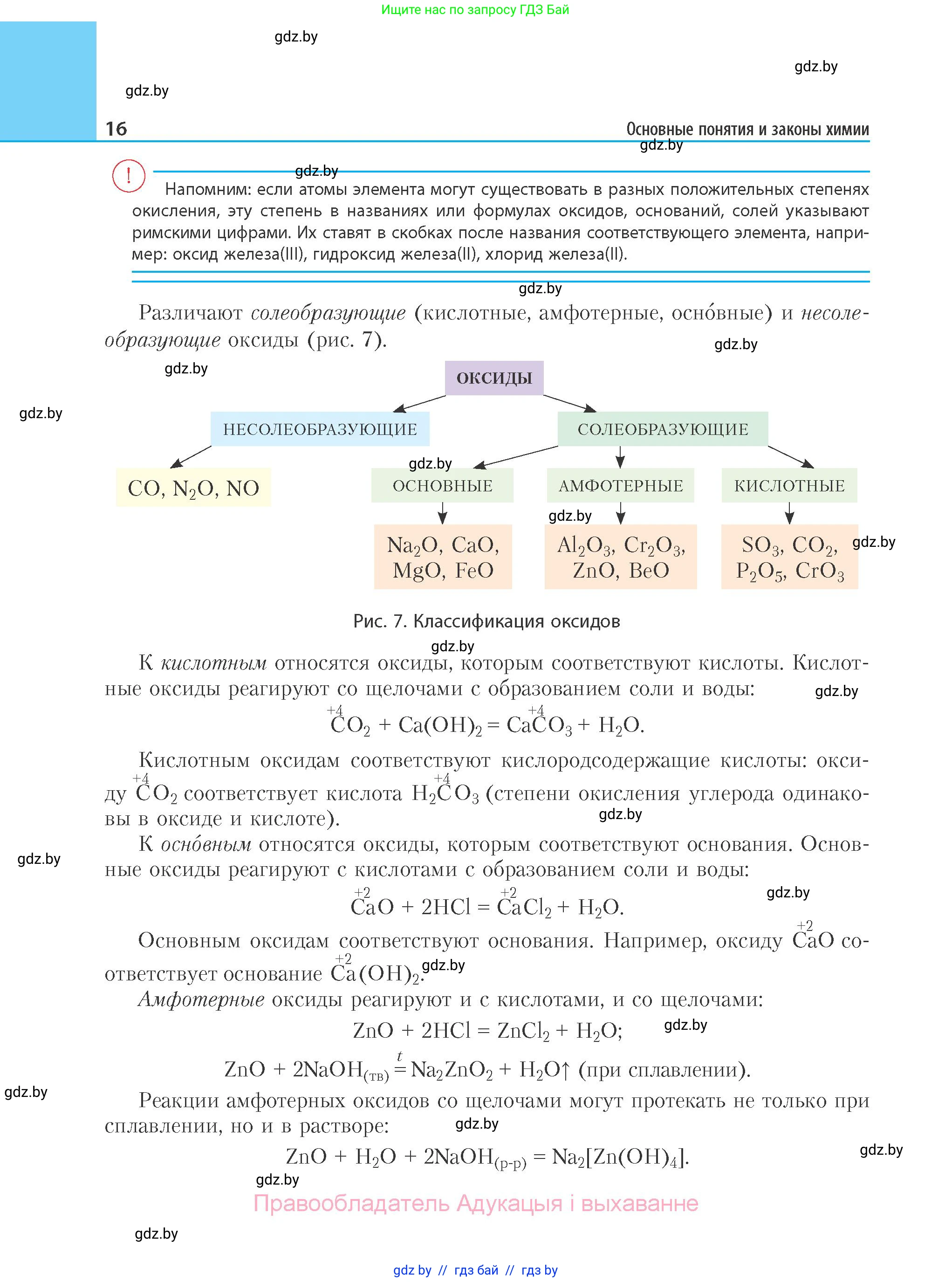 Химия, 11 класс Учебник, авторы: Мычко Дмитрий Иванович, Прохоревич Константин Николаевич, Борушко Ирина Ивановна, издательство Адукацыя i выхаванне, Минск, 2021, зелёного цвета, страница 16