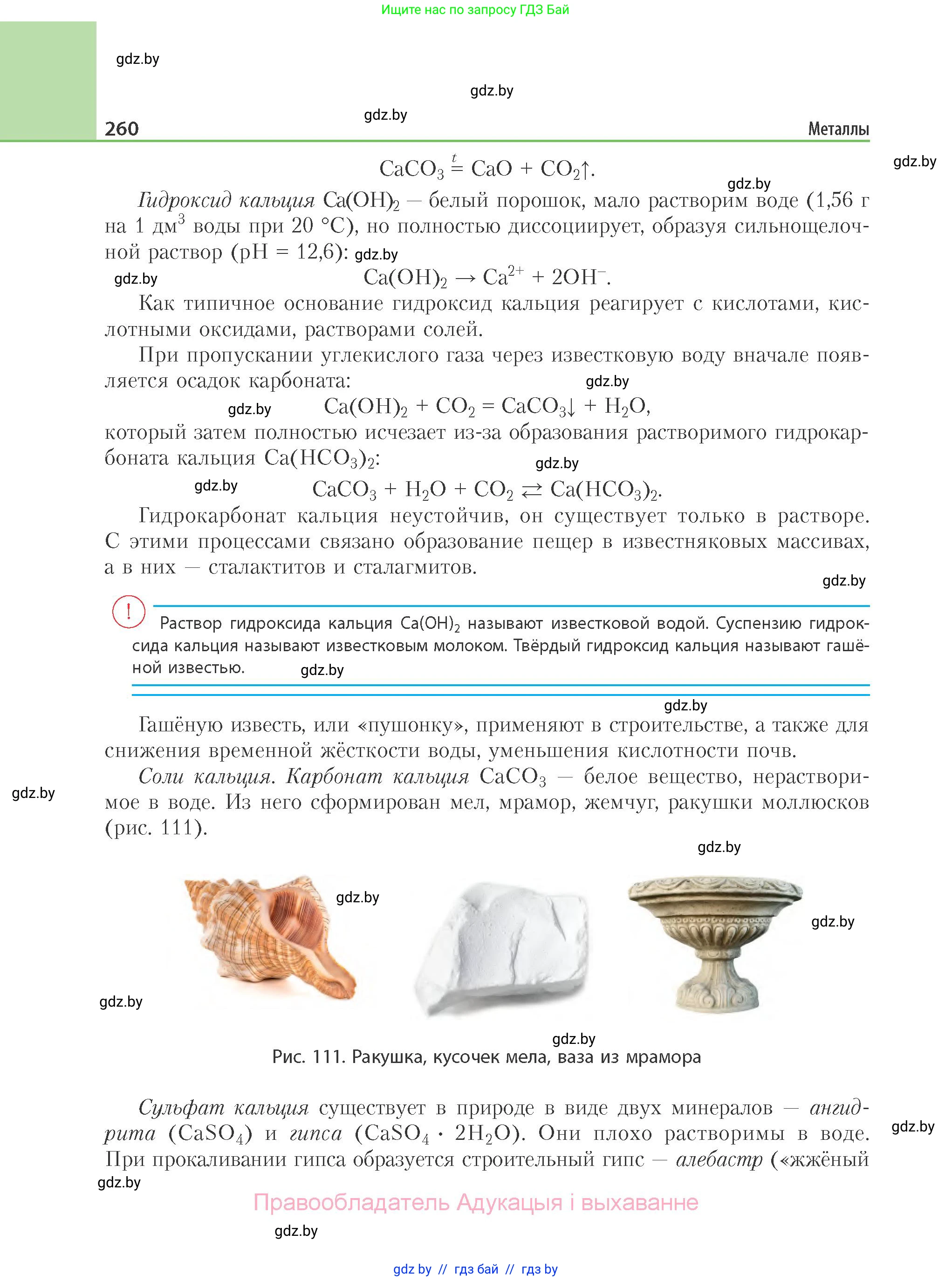 Химия, 11 класс Учебник, авторы: Мычко Дмитрий Иванович, Прохоревич Константин Николаевич, Борушко Ирина Ивановна, издательство Адукацыя i выхаванне, Минск, 2021, зелёного цвета, страница 260