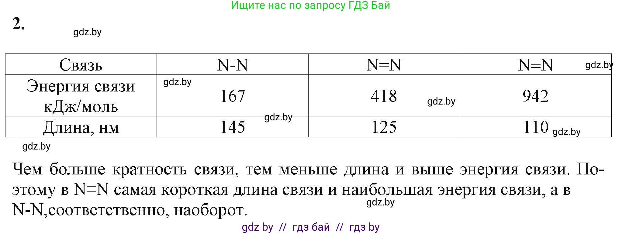 Химия, 11 класс Учебник, авторы: Мычко Дмитрий Иванович, Прохоревич Константин Николаевич, Борушко Ирина Ивановна, издательство Адукацыя i выхаванне, Минск, 2021, зелёного цвета, страница 82, номер 2, Решение