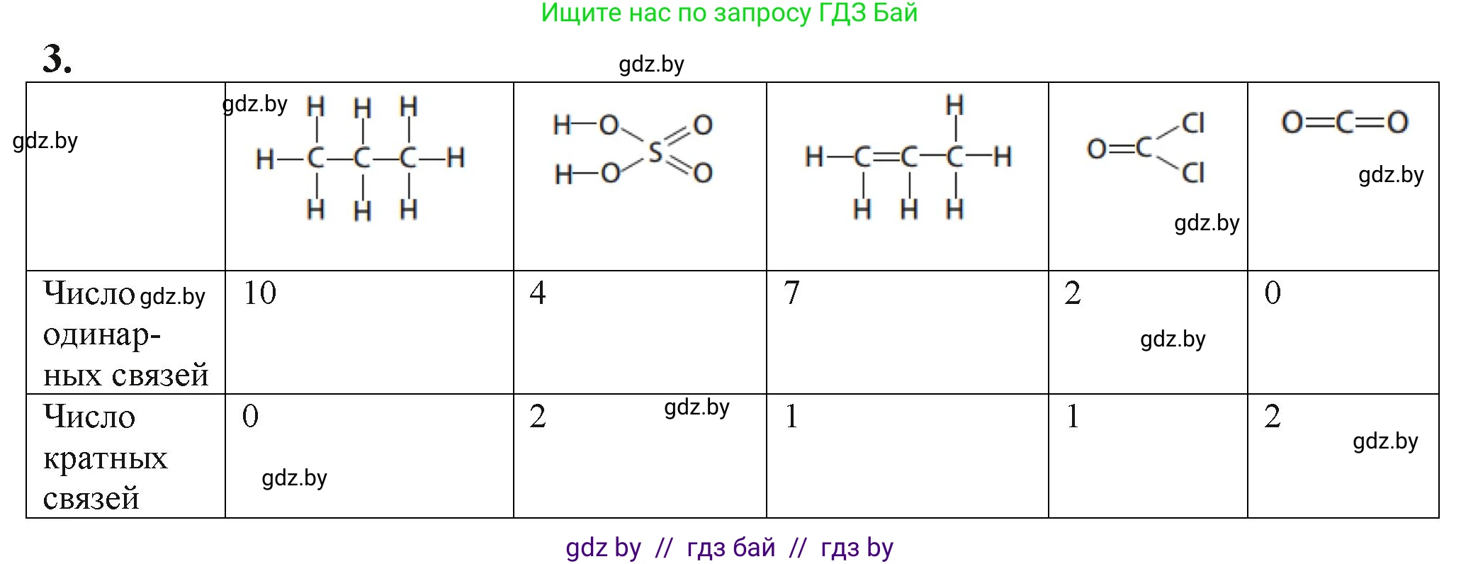 Химия, 11 класс Учебник, авторы: Мычко Дмитрий Иванович, Прохоревич Константин Николаевич, Борушко Ирина Ивановна, издательство Адукацыя i выхаванне, Минск, 2021, зелёного цвета, страница 82, номер 3, Решение