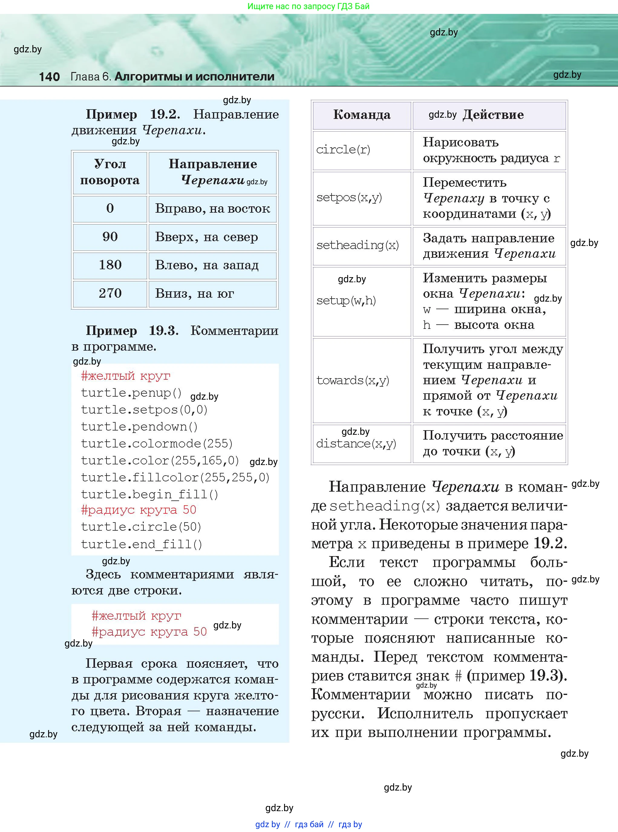 Информатика, 6 класс Учебник, авторы: Котов Владимир Михайлович, Макарова Нина Петровна, Лапо Анжелика Ивановна, Войтехович Елена Николаевна, издательство Народная асвета, Минск, 2024, бирюзового цвета, страница 140