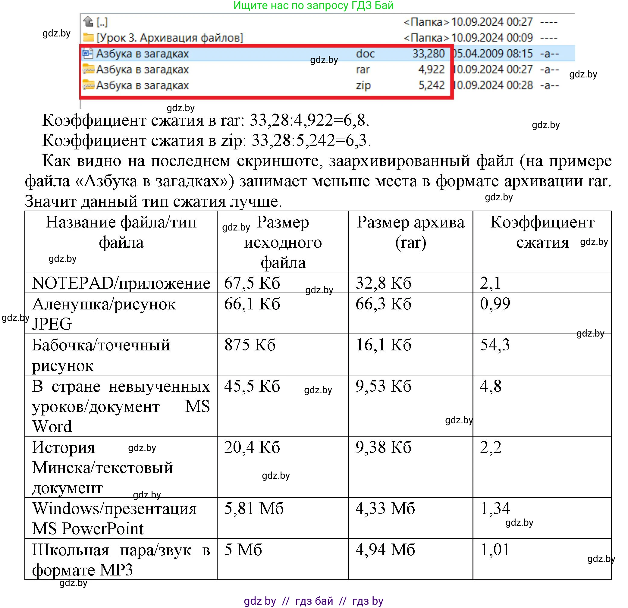 Информатика, 7 класс рабочая тетрадь, автор: Овчинникова Лариса Генадьевна, издательство Аверсэв, Минск, 2017, голубого цвета, страница 17, номер 6, Решение (продолжение 2)
