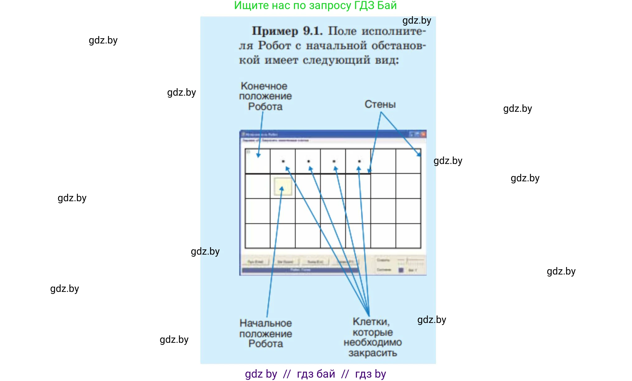 Информатика, 7 класс Учебник, авторы: Котов Владимир Михайлович, Лапо Анжелика Ивановна, Войтехович Елена Николаевна, издательство Народная асвета, Минск, 2017, страница 59, номер 3, Решение (продолжение 2)