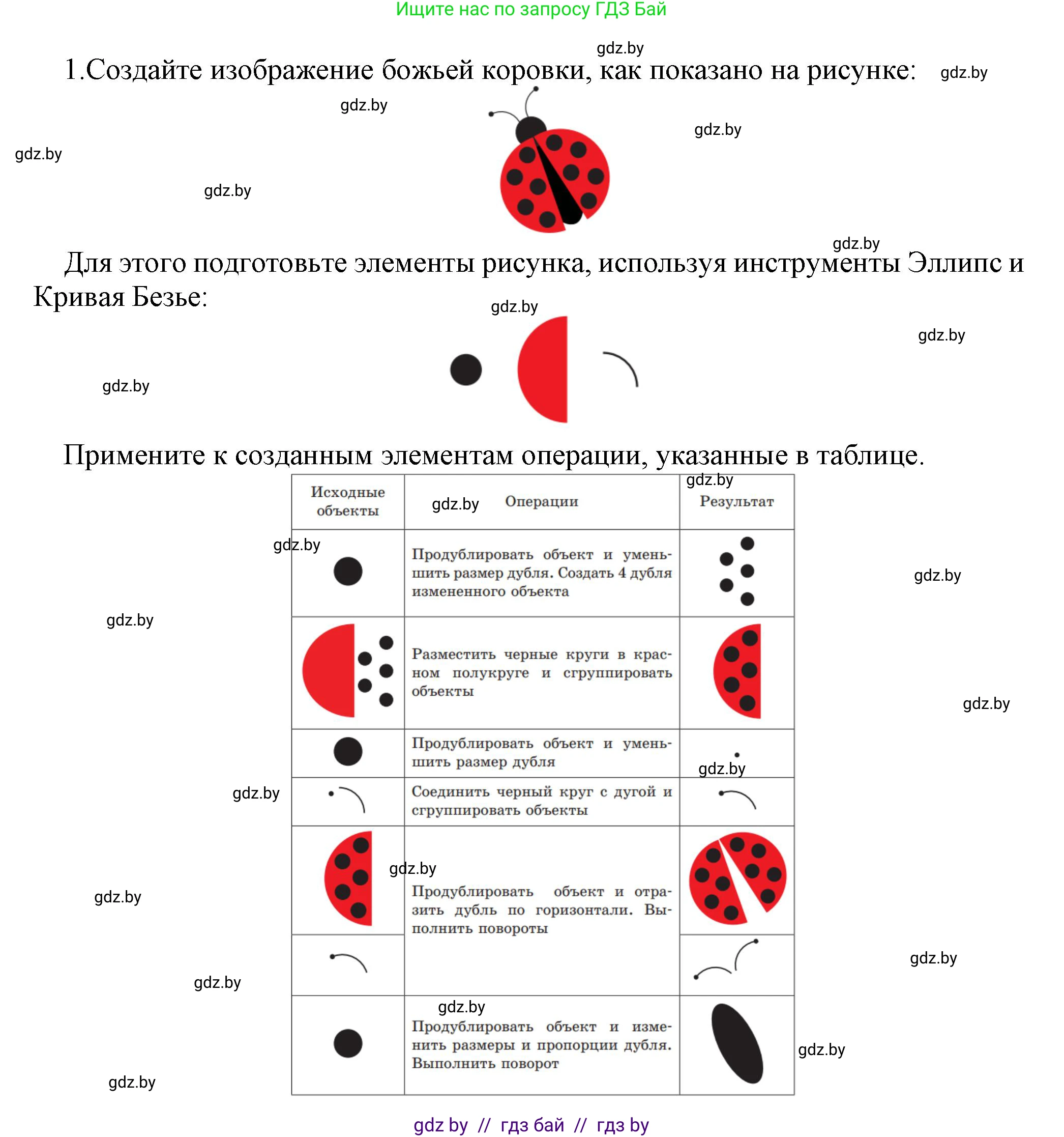 Информатика, 7 класс Учебник, авторы: Котов Владимир Михайлович, Лапо Анжелика Ивановна, Войтехович Елена Николаевна, издательство Народная асвета, Минск, 2017, страница 162, номер 1, Решение