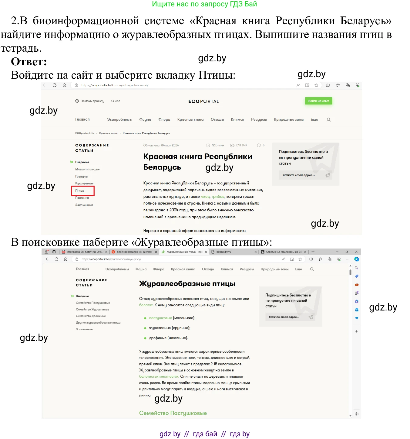 Информатика, 9 класс Учебник, авторы: Котов Владимир Михайлович, Лапо Анжелика Ивановна, Быкадоров Юрий Александрович, Войтехович Елена Николаевна, издательство Народная асвета, Минск, 2019, голубого цвета, страница 14, номер 2, Решение