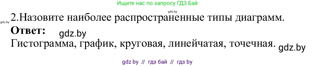 Информатика, 9 класс Учебник, авторы: Котов Владимир Михайлович, Лапо Анжелика Ивановна, Быкадоров Юрий Александрович, Войтехович Елена Николаевна, издательство Народная асвета, Минск, 2019, голубого цвета, страница 108, номер 2, Решение