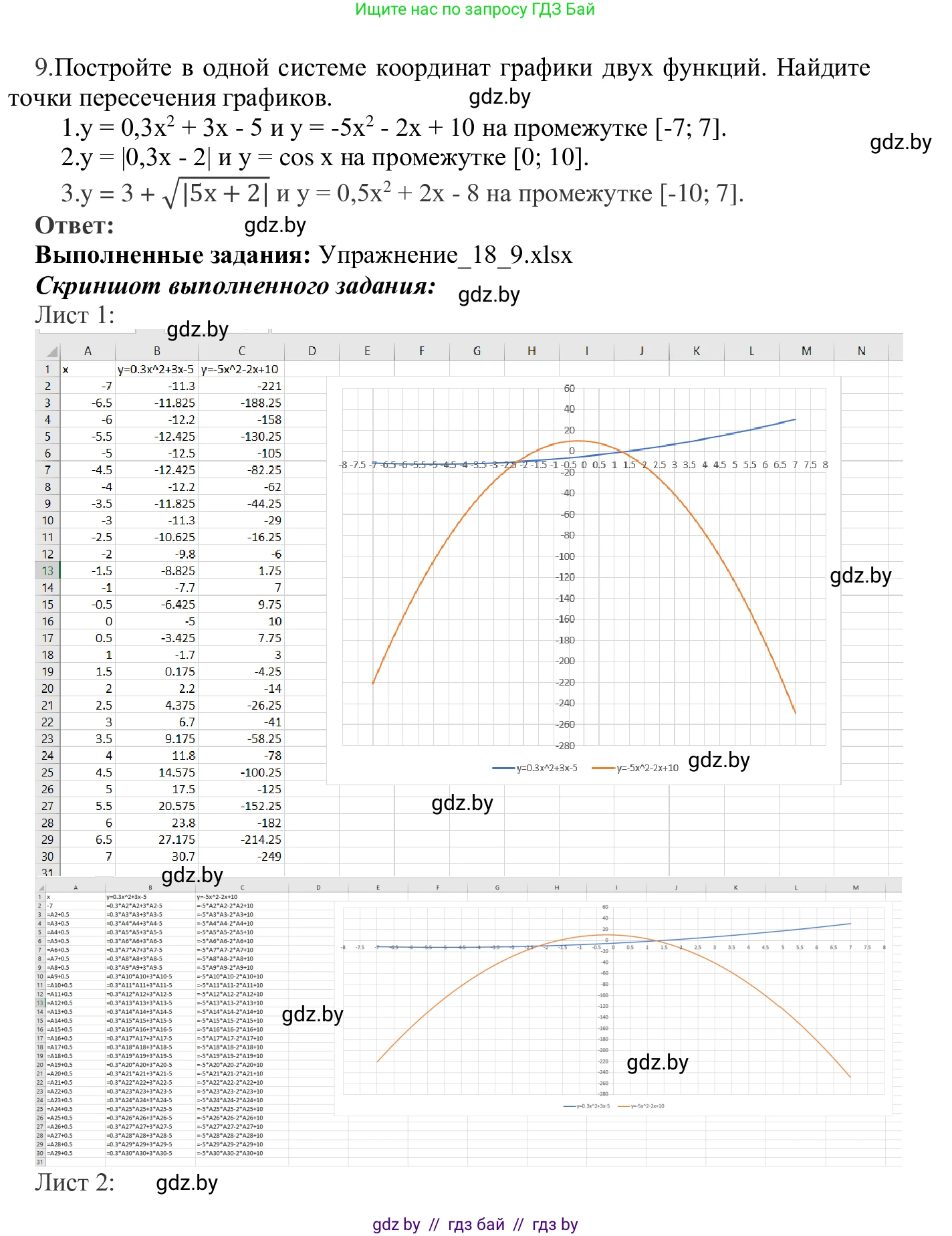 Информатика, 9 класс Учебник, авторы: Котов Владимир Михайлович, Лапо Анжелика Ивановна, Быкадоров Юрий Александрович, Войтехович Елена Николаевна, издательство Народная асвета, Минск, 2019, голубого цвета, страница 116, номер 9, Решение