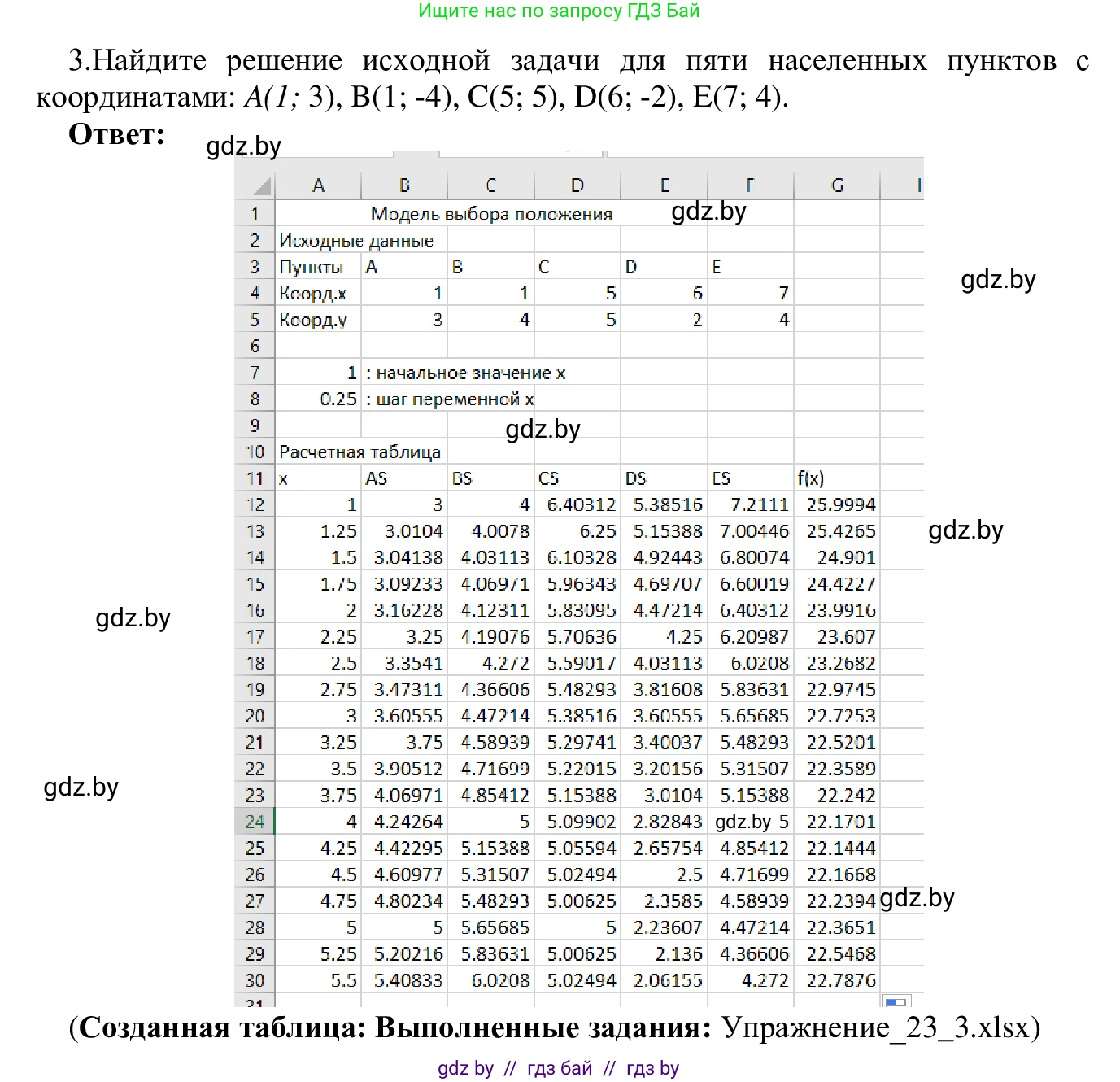 Информатика, 9 класс Учебник, авторы: Котов Владимир Михайлович, Лапо Анжелика Ивановна, Быкадоров Юрий Александрович, Войтехович Елена Николаевна, издательство Народная асвета, Минск, 2019, голубого цвета, страница 133, номер 3, Решение