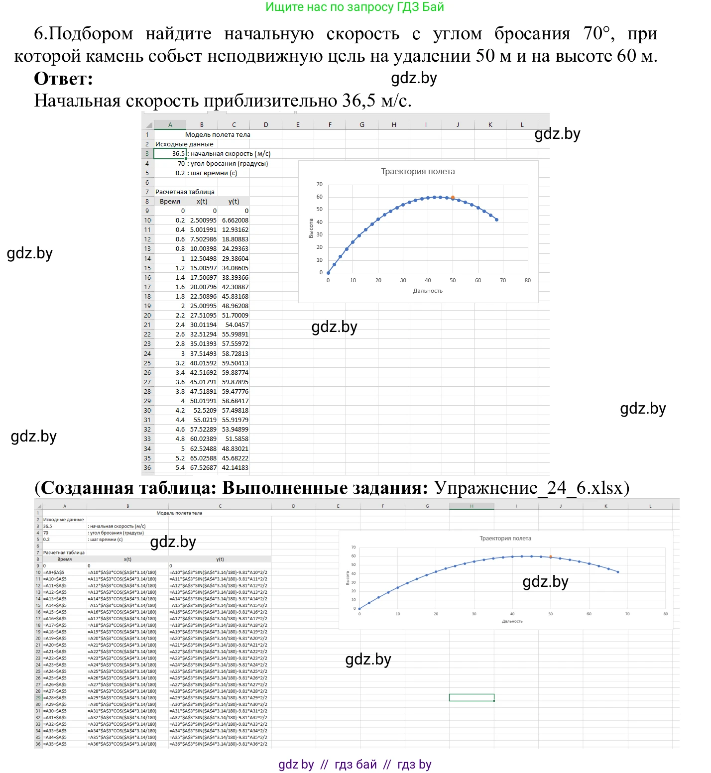 Информатика, 9 класс Учебник, авторы: Котов Владимир Михайлович, Лапо Анжелика Ивановна, Быкадоров Юрий Александрович, Войтехович Елена Николаевна, издательство Народная асвета, Минск, 2019, голубого цвета, страница 136, номер 6, Решение