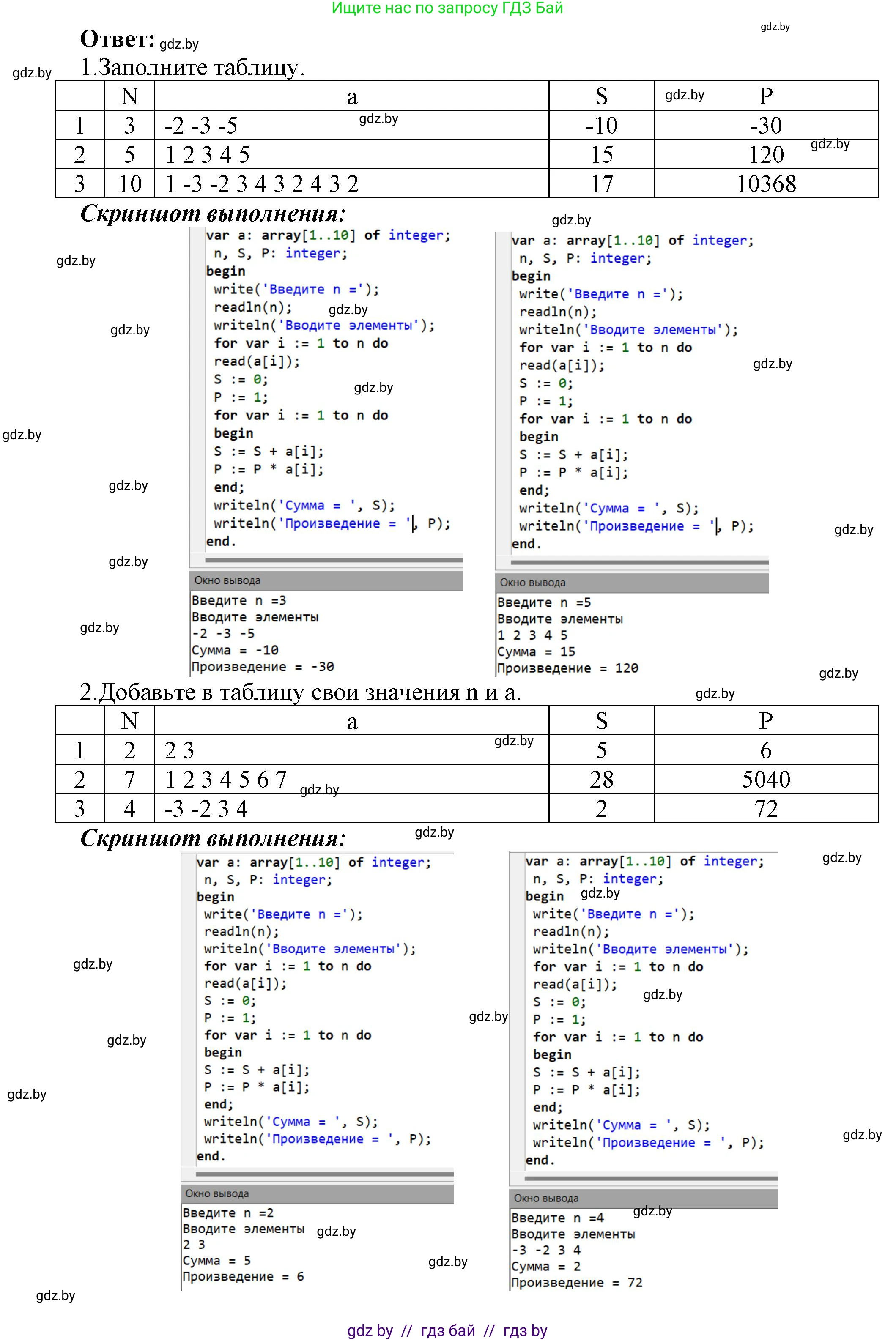 Информатика, 10 класс Учебник, авторы: Котов Владимир Михайлович, Лапо Анжелика Ивановна, Быкадоров Юрий Александрович, Войтехович Елена Николаевна, издательство Народная асвета, Минск, 2020, зелёного цвета, страница 35, номер 1, Решение (продолжение 2)