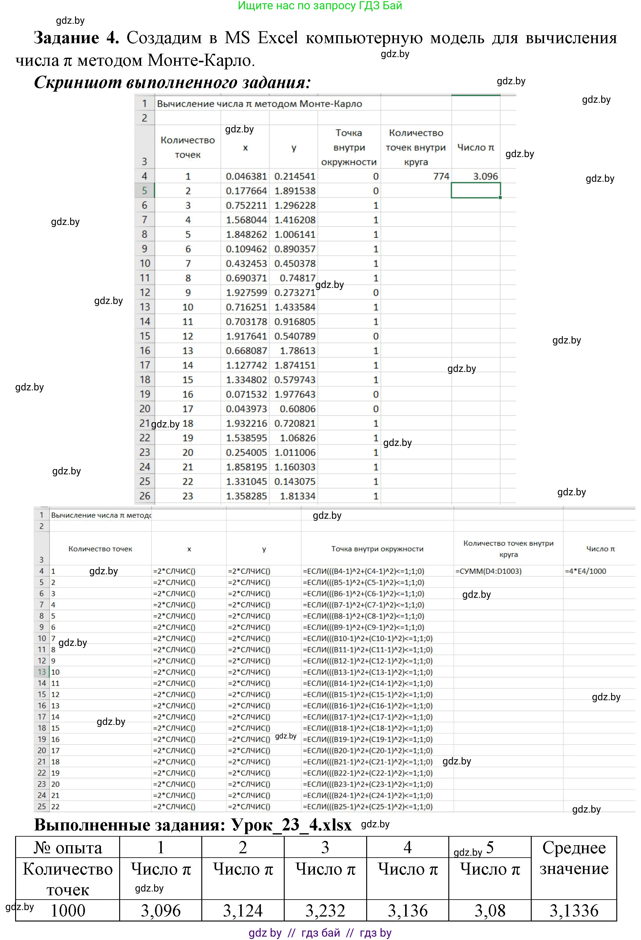 Информатика, 11 класс рабочая тетрадь, авторы: Овчинникова Лариса Генадьевна, Пузиновская Светлана Григорьевна, издательство Аверсэв, Минск, 2022, серого цвета, страница 93, номер 4, Решение