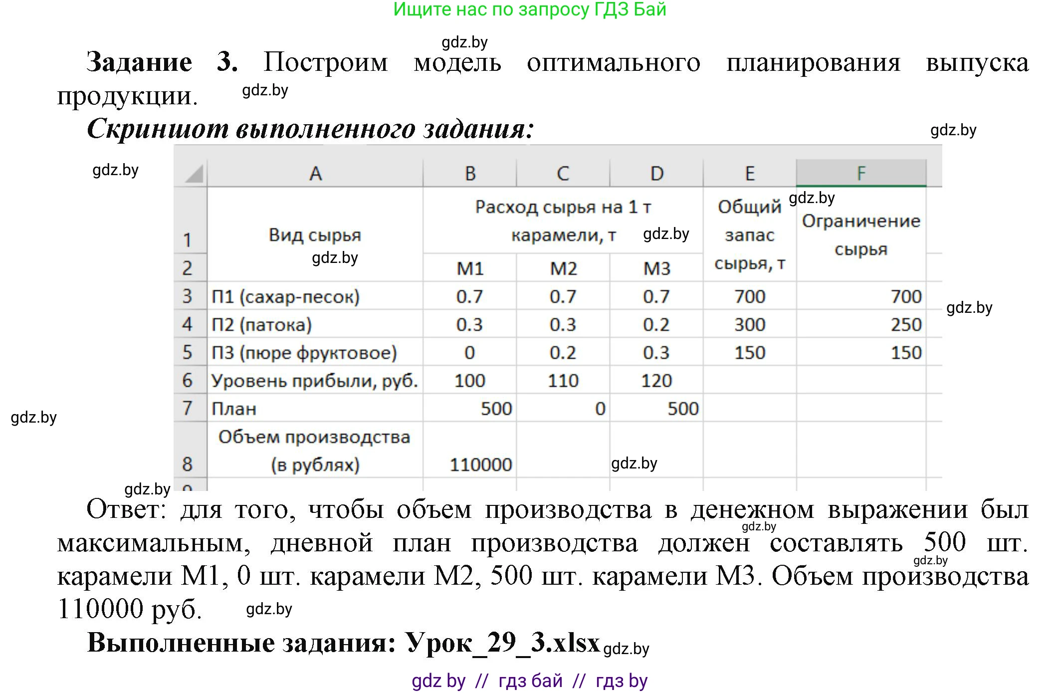 Информатика, 11 класс рабочая тетрадь, авторы: Овчинникова Лариса Генадьевна, Пузиновская Светлана Григорьевна, издательство Аверсэв, Минск, 2022, серого цвета, страница 116, номер 3, Решение