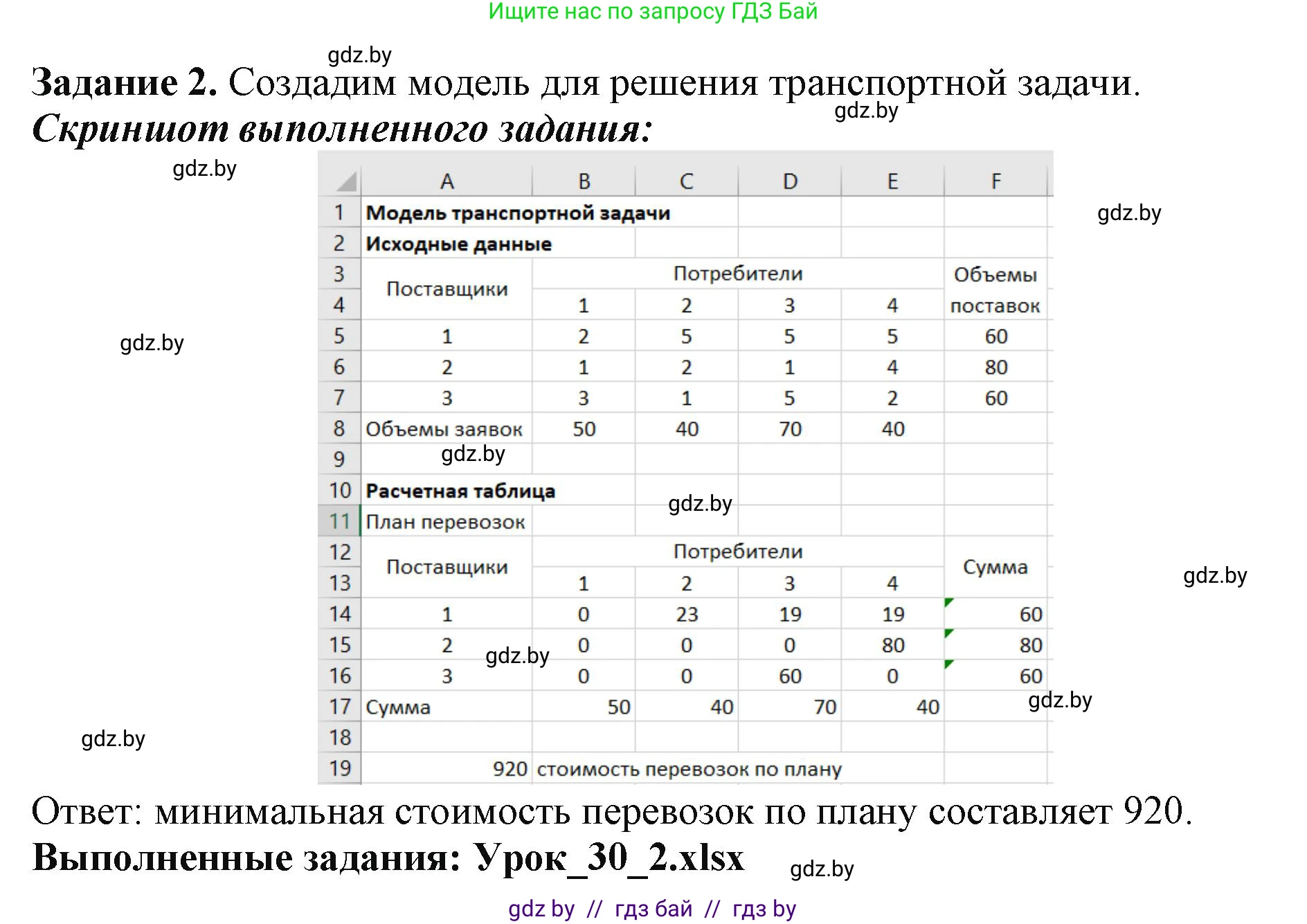 Информатика, 11 класс рабочая тетрадь, авторы: Овчинникова Лариса Генадьевна, Пузиновская Светлана Григорьевна, издательство Аверсэв, Минск, 2022, серого цвета, страница 122, номер 2, Решение