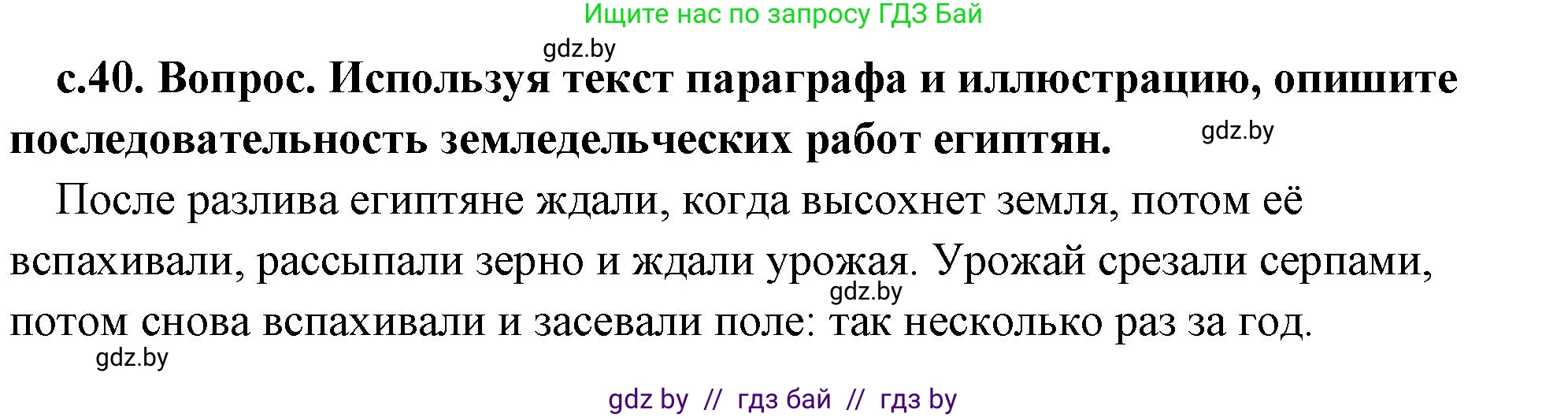 История Древнего мира, 5 класс Учебник, авторы: Кошелев Владимир Сергеевич, Прохоров Андрей Аркадьевич, Перзашкевич Олег Валерьевич, Журавлевич Ольга Георгиевна, издательство Народная асвета, Минск, 2019, коричневого цвета, Часть 1, страница 40, номер 3, Решение 1 (подробные ответы)