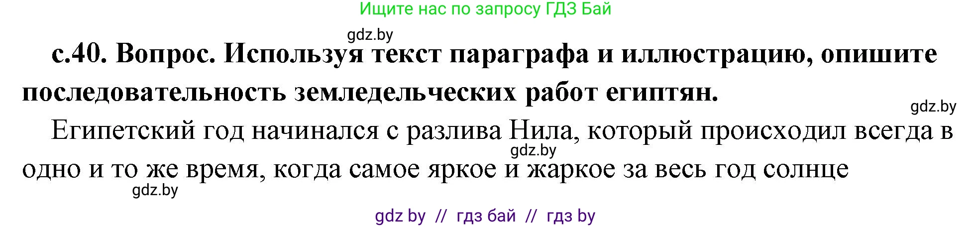 История Древнего мира, 5 класс Учебник, авторы: Кошелев Владимир Сергеевич, Прохоров Андрей Аркадьевич, Перзашкевич Олег Валерьевич, Журавлевич Ольга Георгиевна, издательство Народная асвета, Минск, 2019, коричневого цвета, Часть 1, страница 40, номер 3, Решение (краткий ответ)