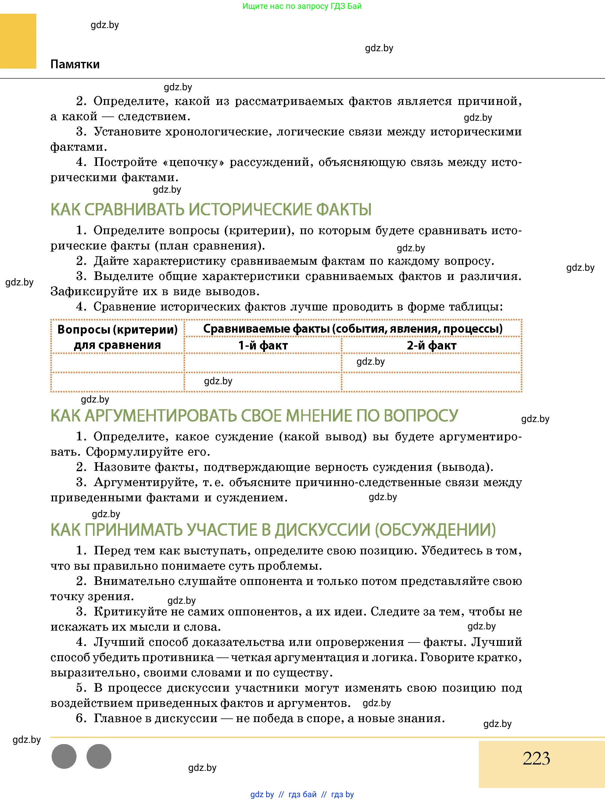 История Беларуси (Гісторыя Беларусі), 10 класс Учебник, авторы: Кохановский Александр Генадьевич, Кошелев Владимир Сергеевич, Темушев Степан Николаевич, Черепко С А, Белозорович В А, Матюшевская М И, Риер Я Г, Ходин С Н, издательство Издательский центр БГУ, Минск, 2024, бежевого цвета, страница 223