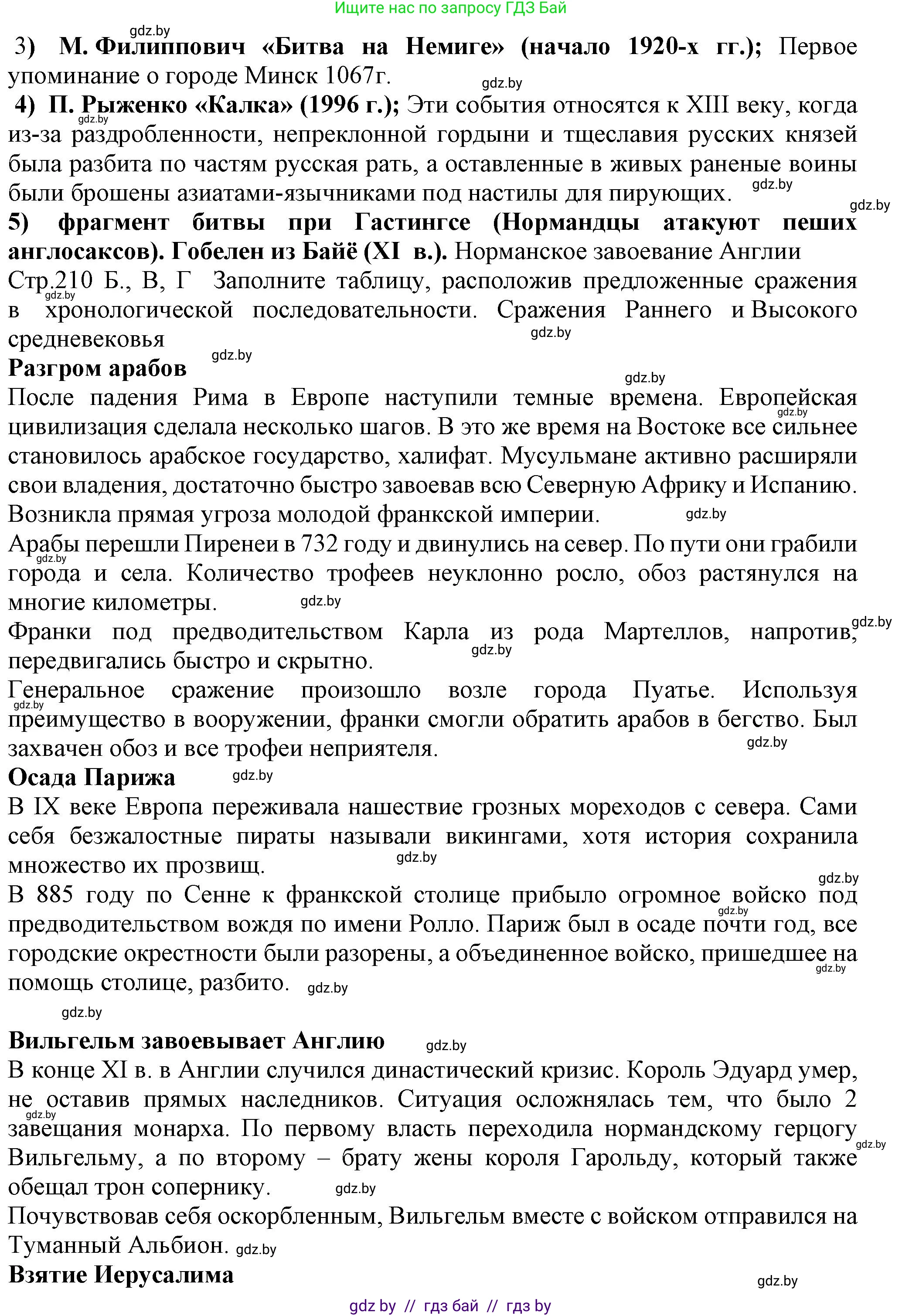 История Беларуси (Гісторыя Беларусі), 10 класс Учебник, авторы: Кохановский Александр Генадьевич, Кошелев Владимир Сергеевич, Темушев Степан Николаевич, Черепко С А, Белозорович В А, Матюшевская М И, Риер Я Г, Ходин С Н, издательство Издательский центр БГУ, Минск, 2024, бежевого цвета, Часть 1, страница 209, номер 3, Решение (продолжение 2)
