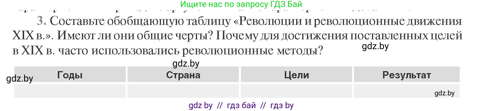 Всемирная история, 11 класс Учебник, авторы: Кошелев Владимир Сергеевич, Кошелева Наталья Владимировна, Краснова Марина Алексеевна, издательство Издательский центр БГУ, Минск, бирюзового цвета, страница 96, номер 3, Условие