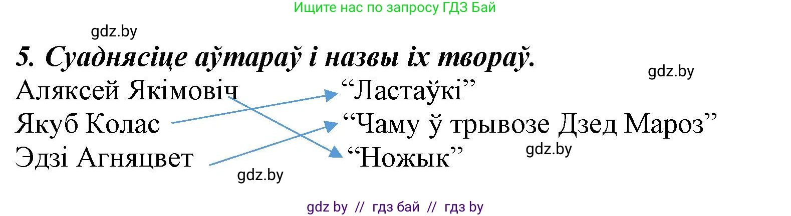 Літаратурнае чытанне, 3 класс Учебник, автор: Жуковіч Мікалай Васільевіч, издательство Нацыянальны інстытут адукацыі, Минск, 2023, голубого цвета, Часть 1, страница 90, номер 5, Решение