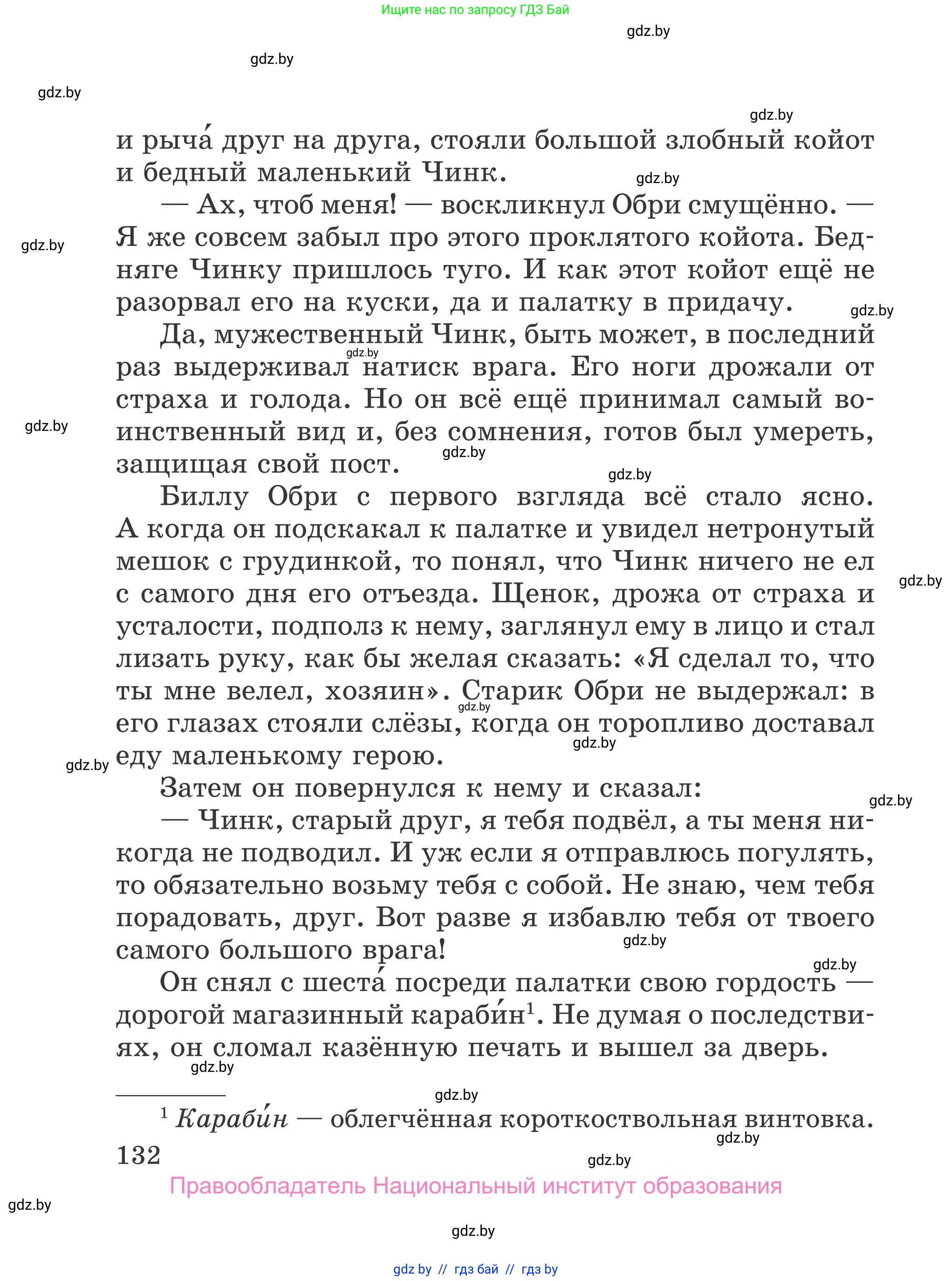 Литературное чтение, 4 класс Учебник, авторы: Воропаева Валентина Степановна, Куцанова Татьяна Степановна, Стремок Ирина Михайловна, издательство Национальный институт образования, Минск, 2018, голубого цвета, Часть 2, страница 132