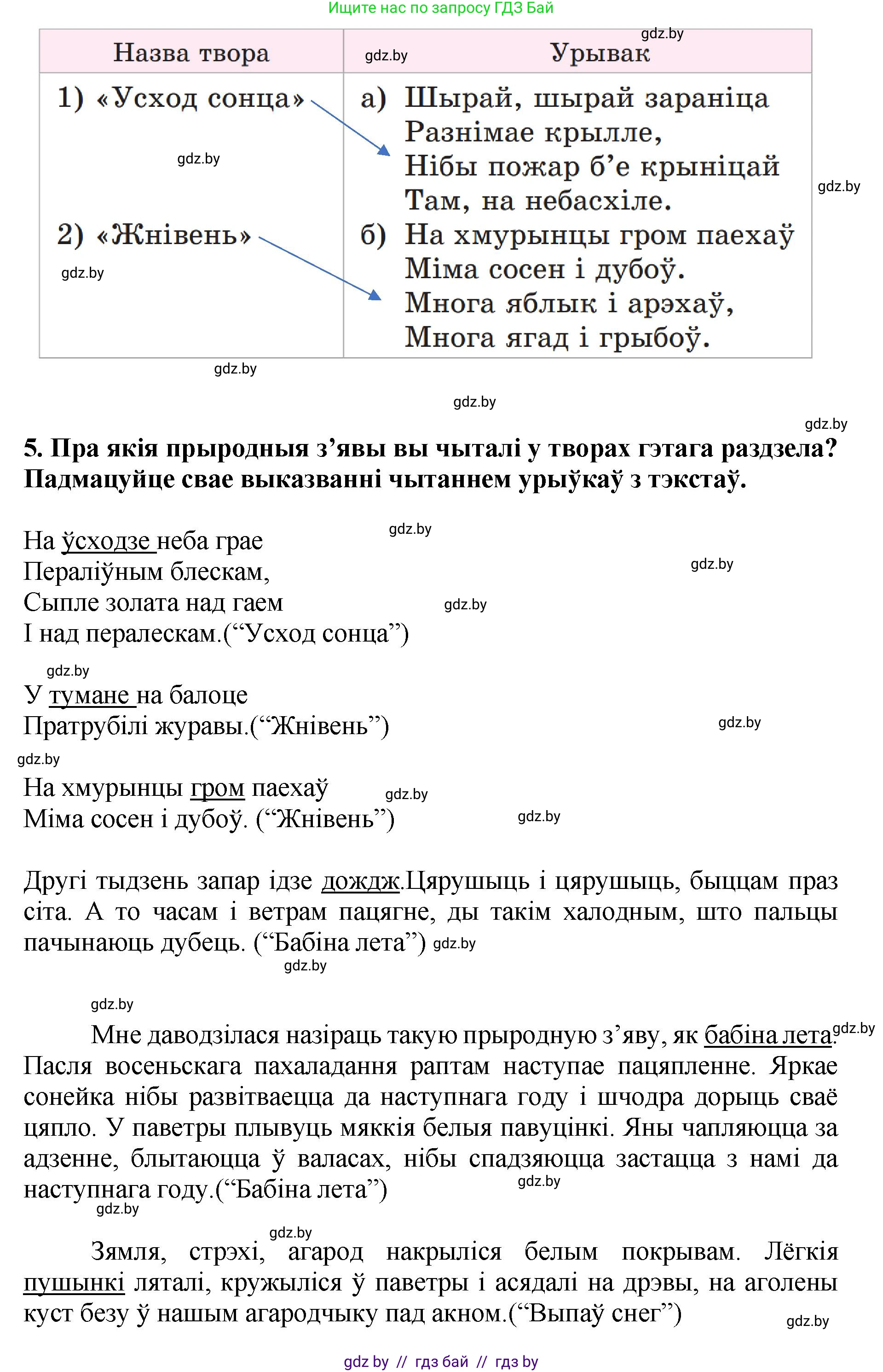 Літаратурнае чытанне, 4 класс Учебник, авторы: Жуковіч Мікалай Васільевіч, Праскаловіч Вольга Уладзіміраўна, издательство Нацыянальны інстытут адукацыі, Минск, 2024, зелёного цвета, Часть 1, страница 31, номер 31, Решение (продолжение 2)